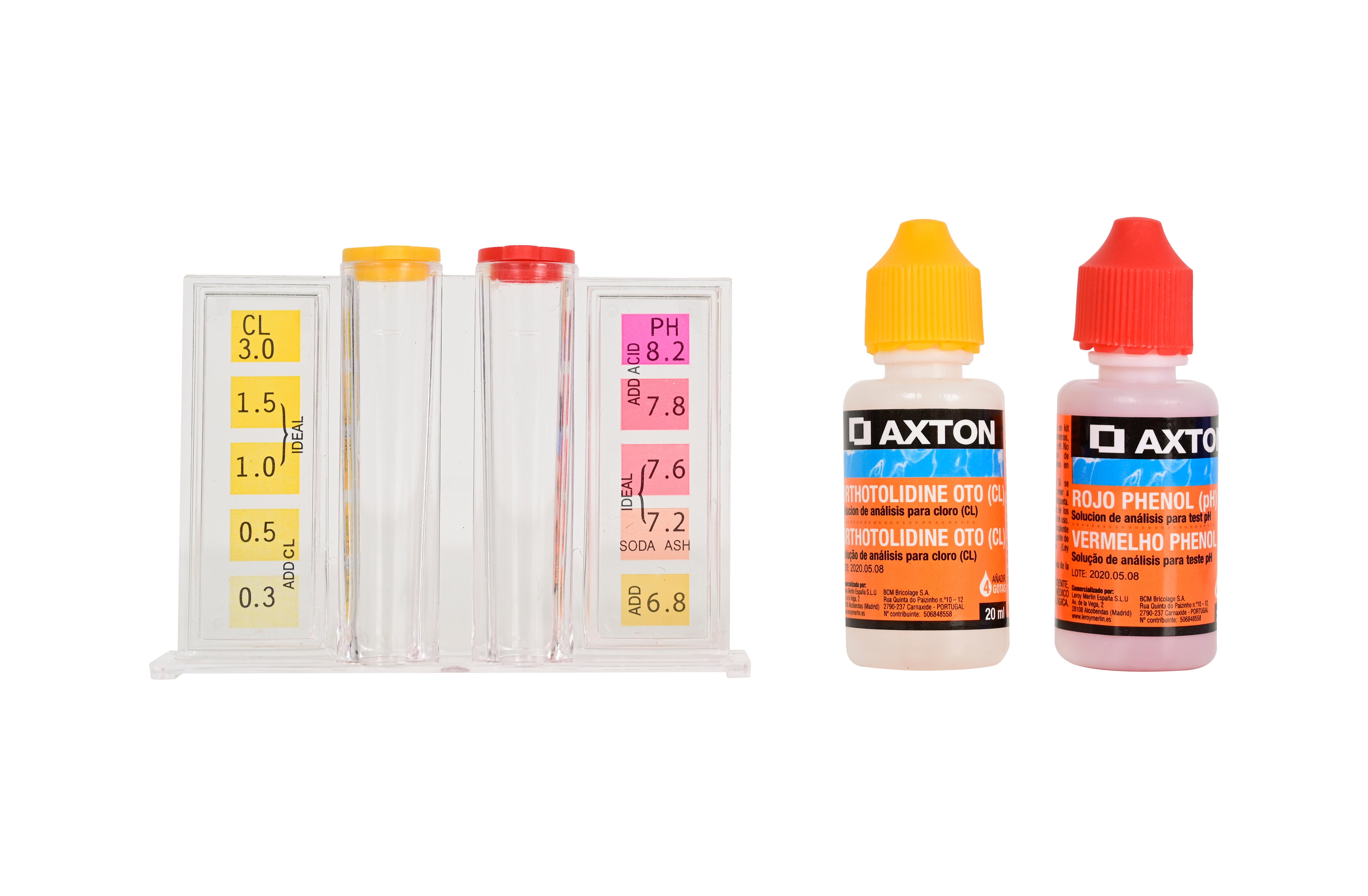 Kit de análisis líquido para piscina AXTON - 6
