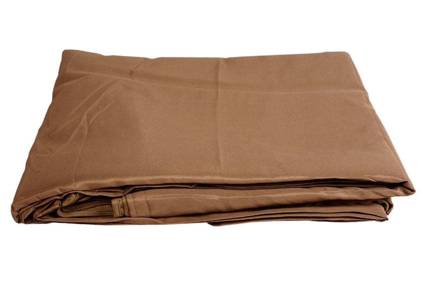 Cortina de poliéster marrón 300x400cm - 5