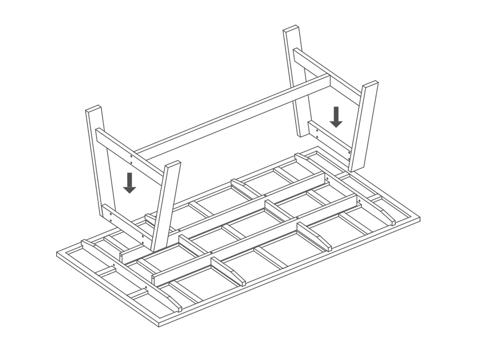 Mesa de jardín de acacia y cerámica NATERIAL Soho 100x75x200 cm - 14