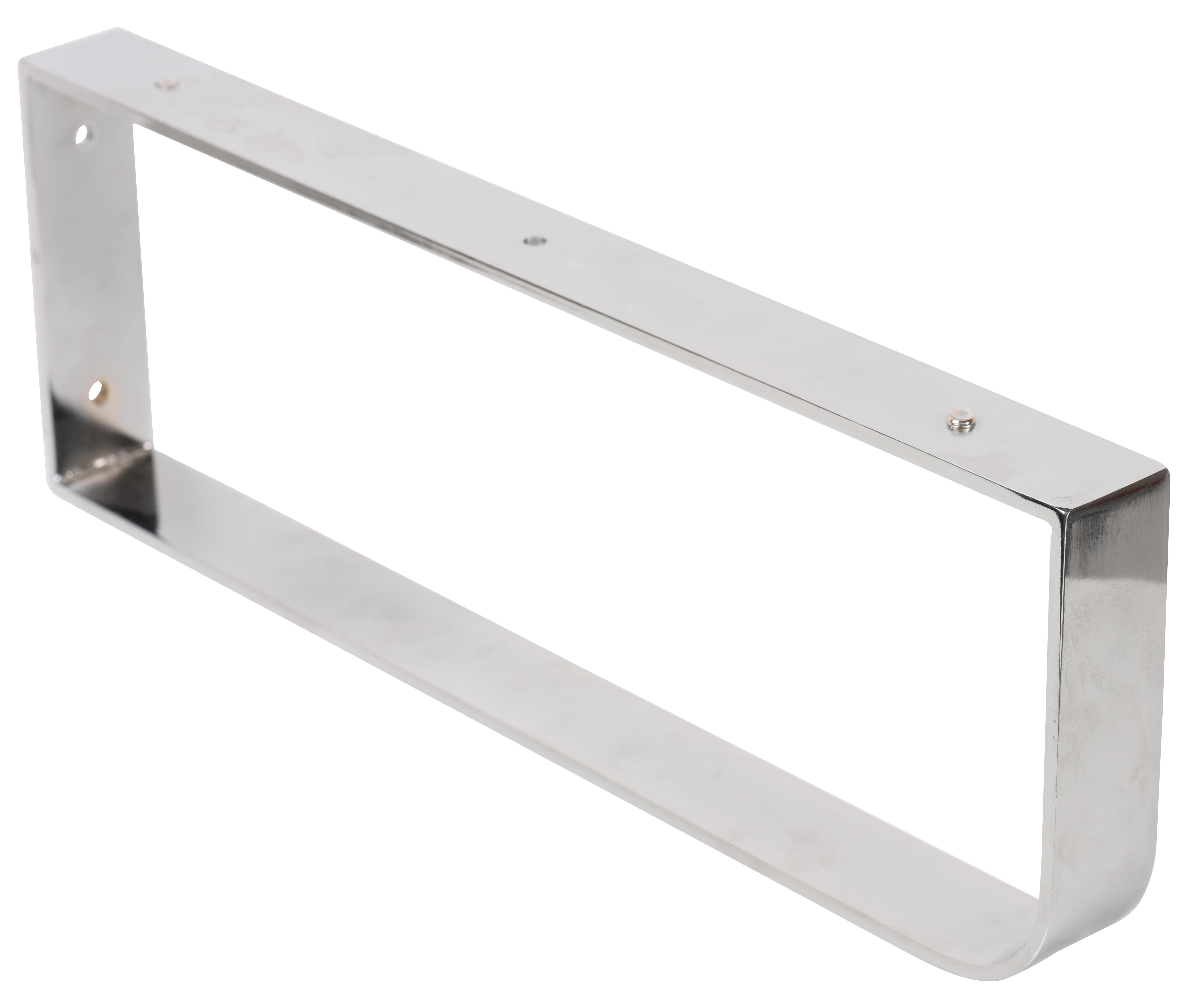 Soporte encimera de baño cromo brillo 45x15x40 cm