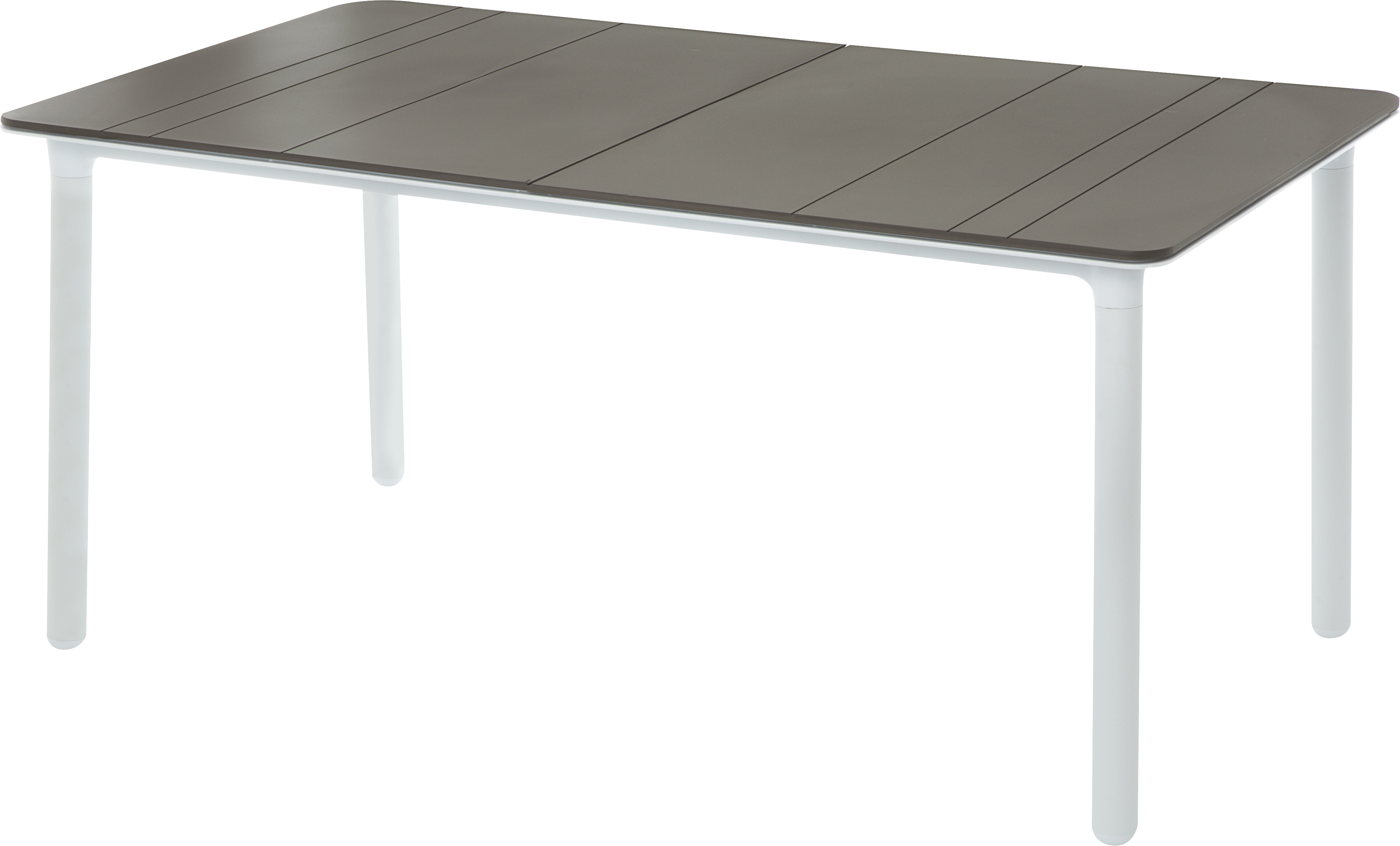 Mesa de resina NOA 160X90 CHOCOLATE/BRANCO - 3