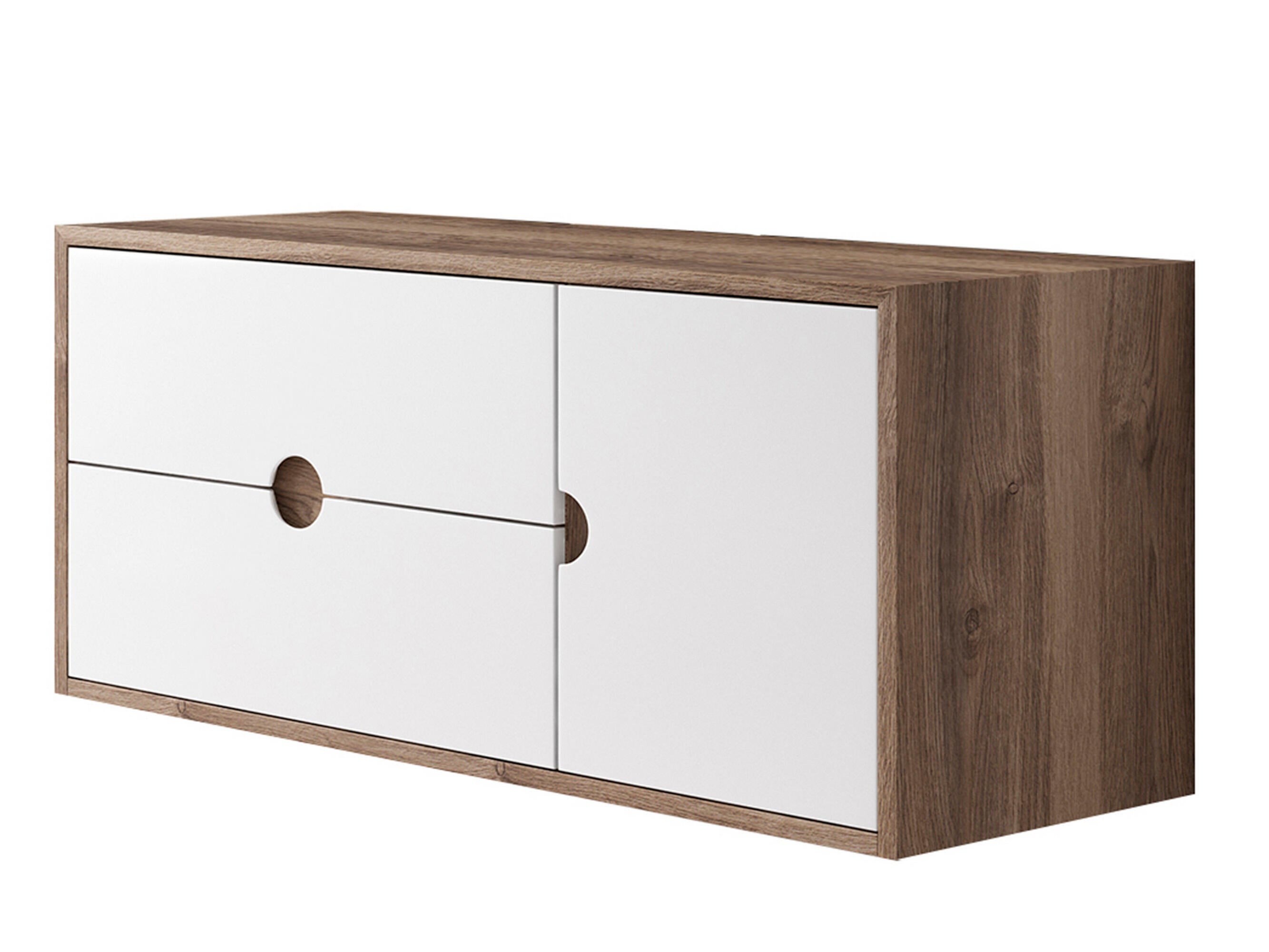 Mueble de baño Kompas roble 100x45 cm (lavabo no incluido) - 2