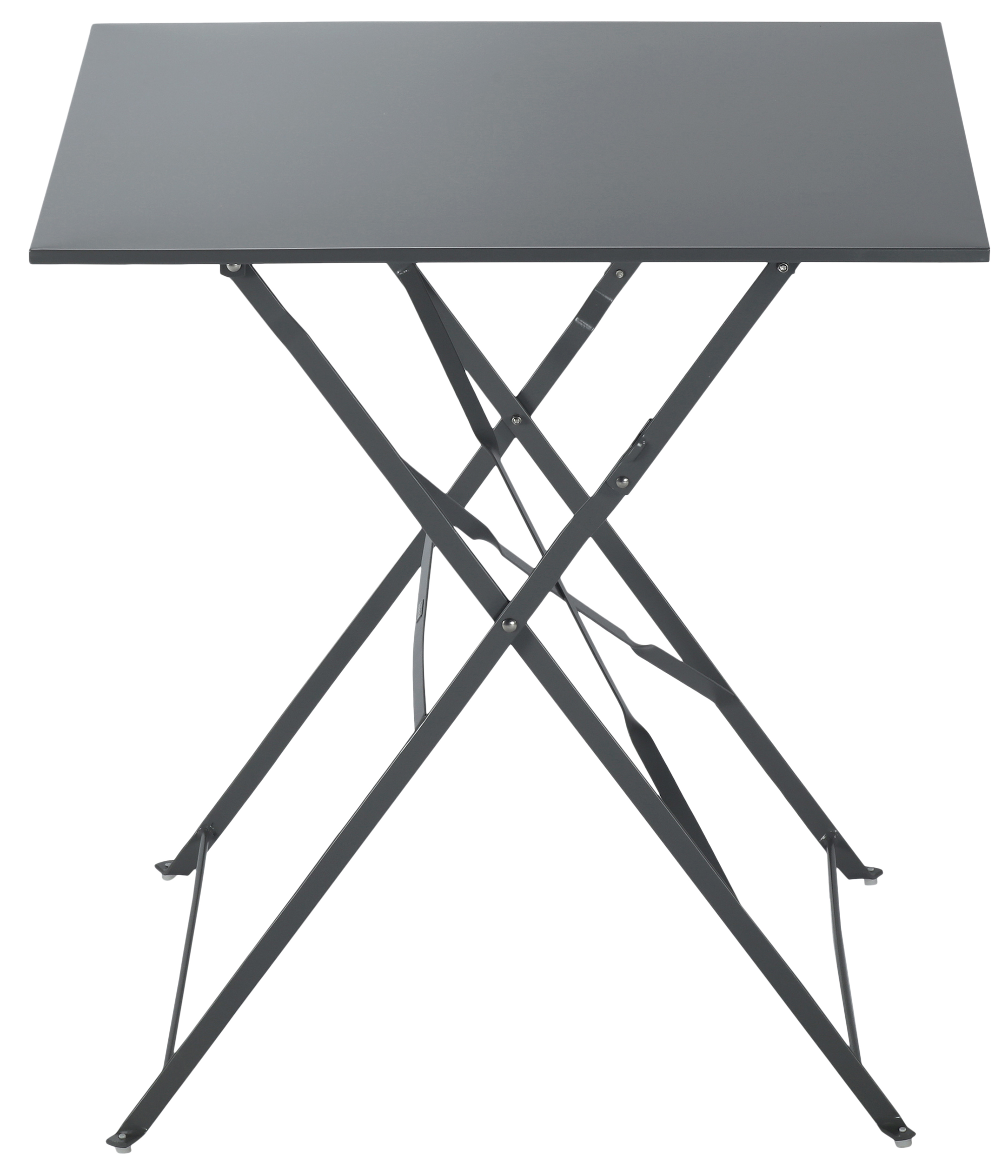 Mesa de metal NATERIAL FLORA 70X70CM ANTRACITE - 22