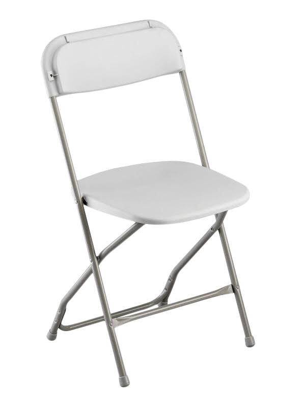 Silla plegable de polipropileno catering gris