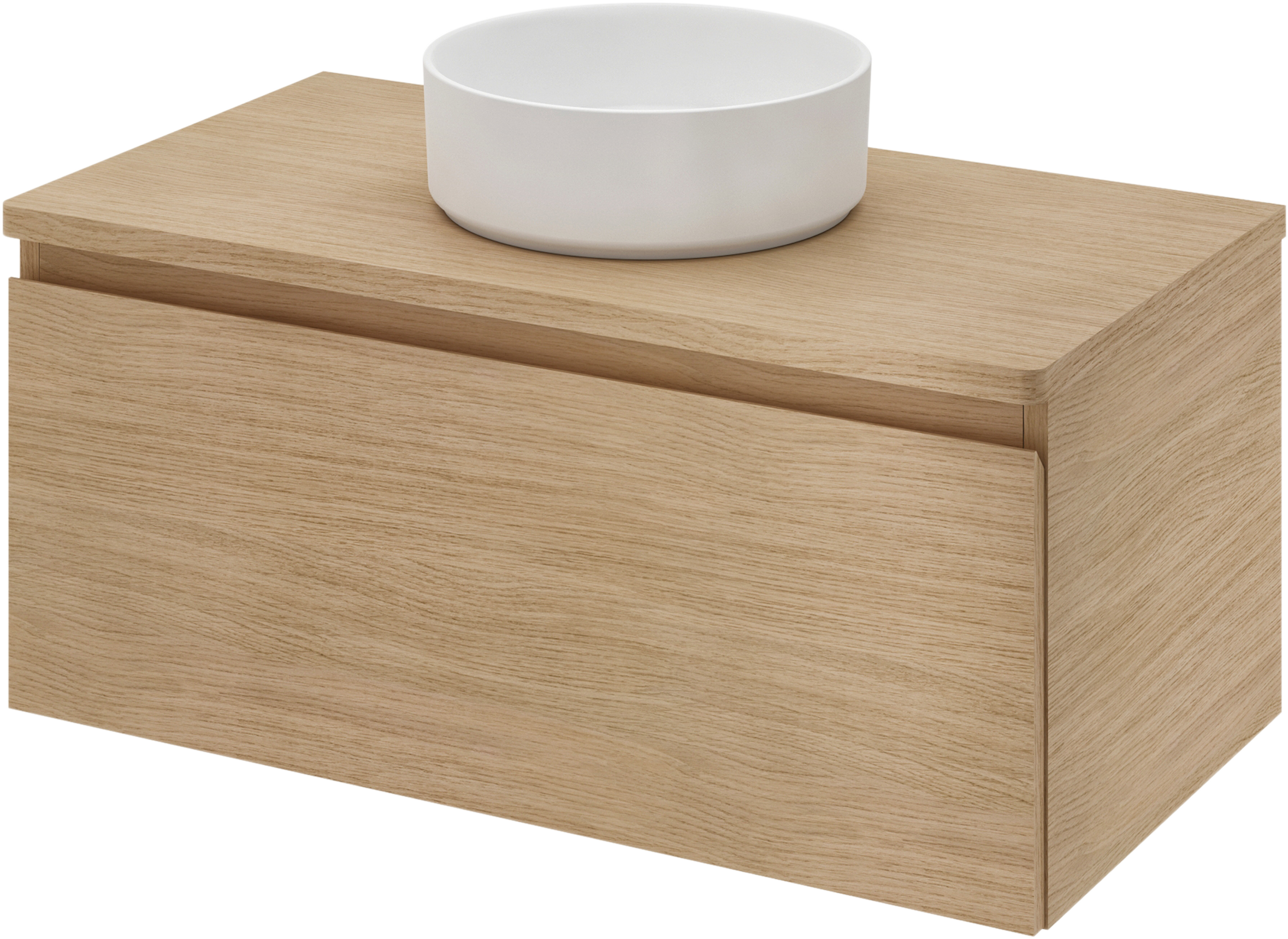 Mueble de baño con lavabo  Nature roble  90x48 cm - 2