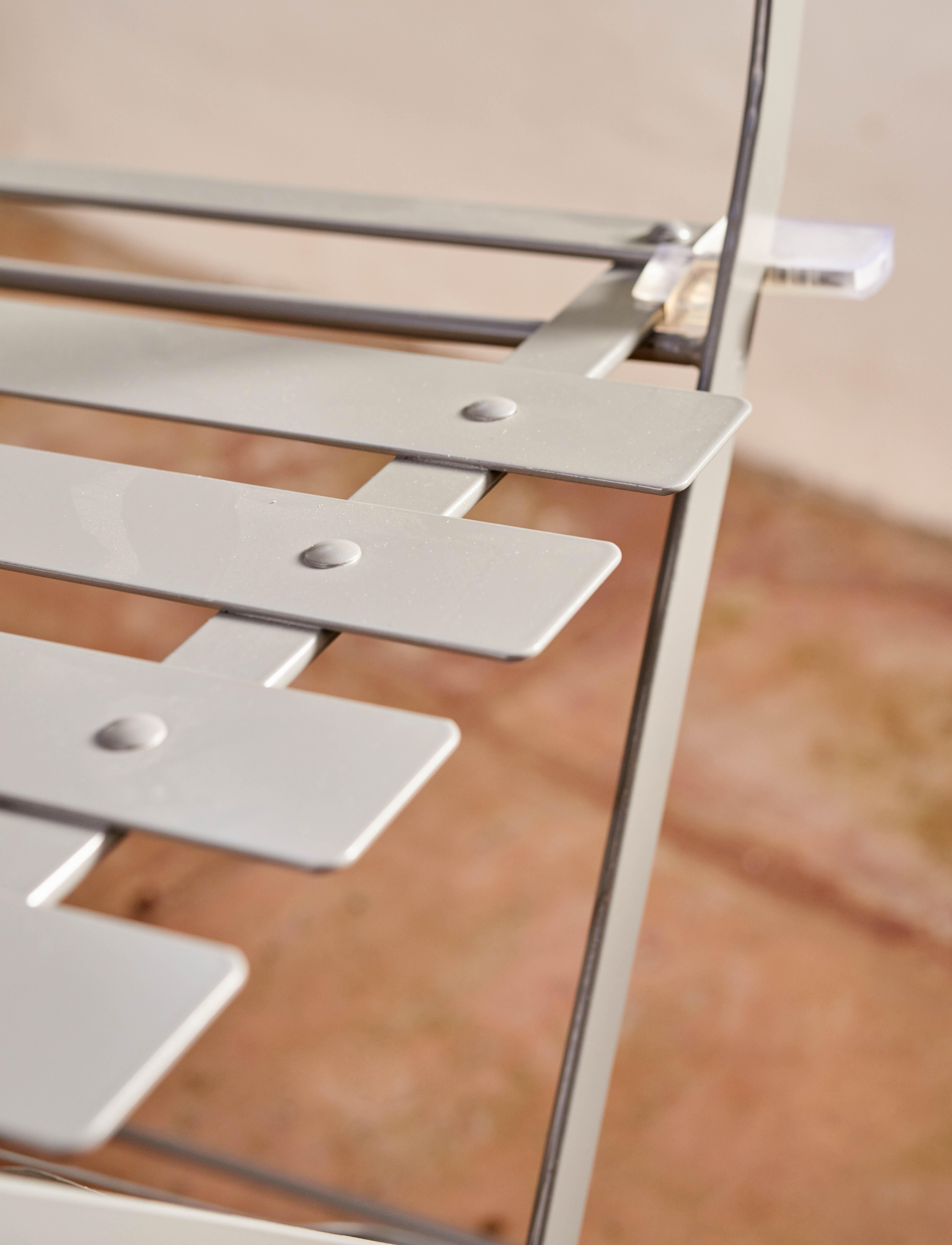 Cadeira de metal NATERIAL FLORA ANTRACITE - 22