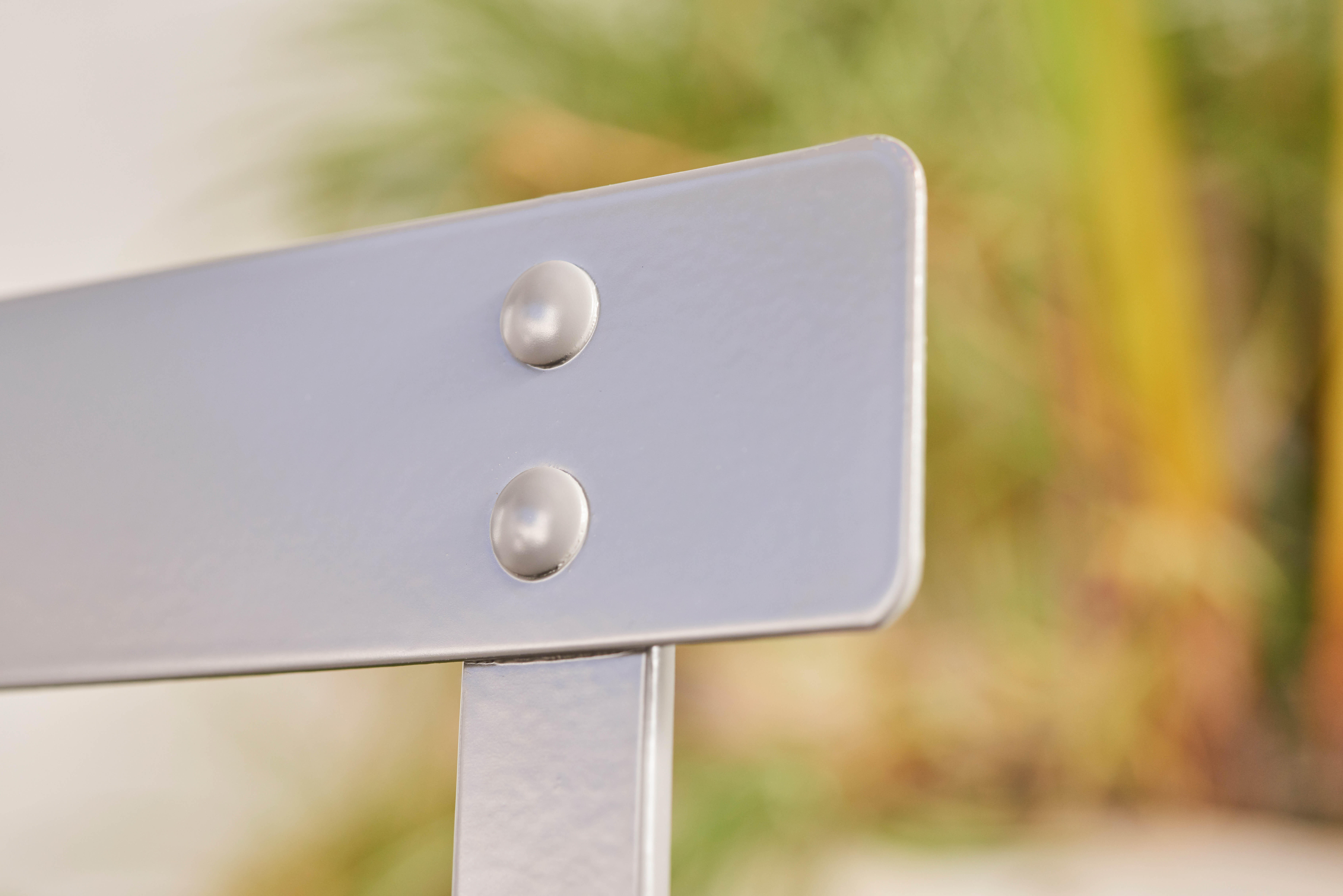 Cadeira de metal NATERIAL FLORA ANTRACITE - 23