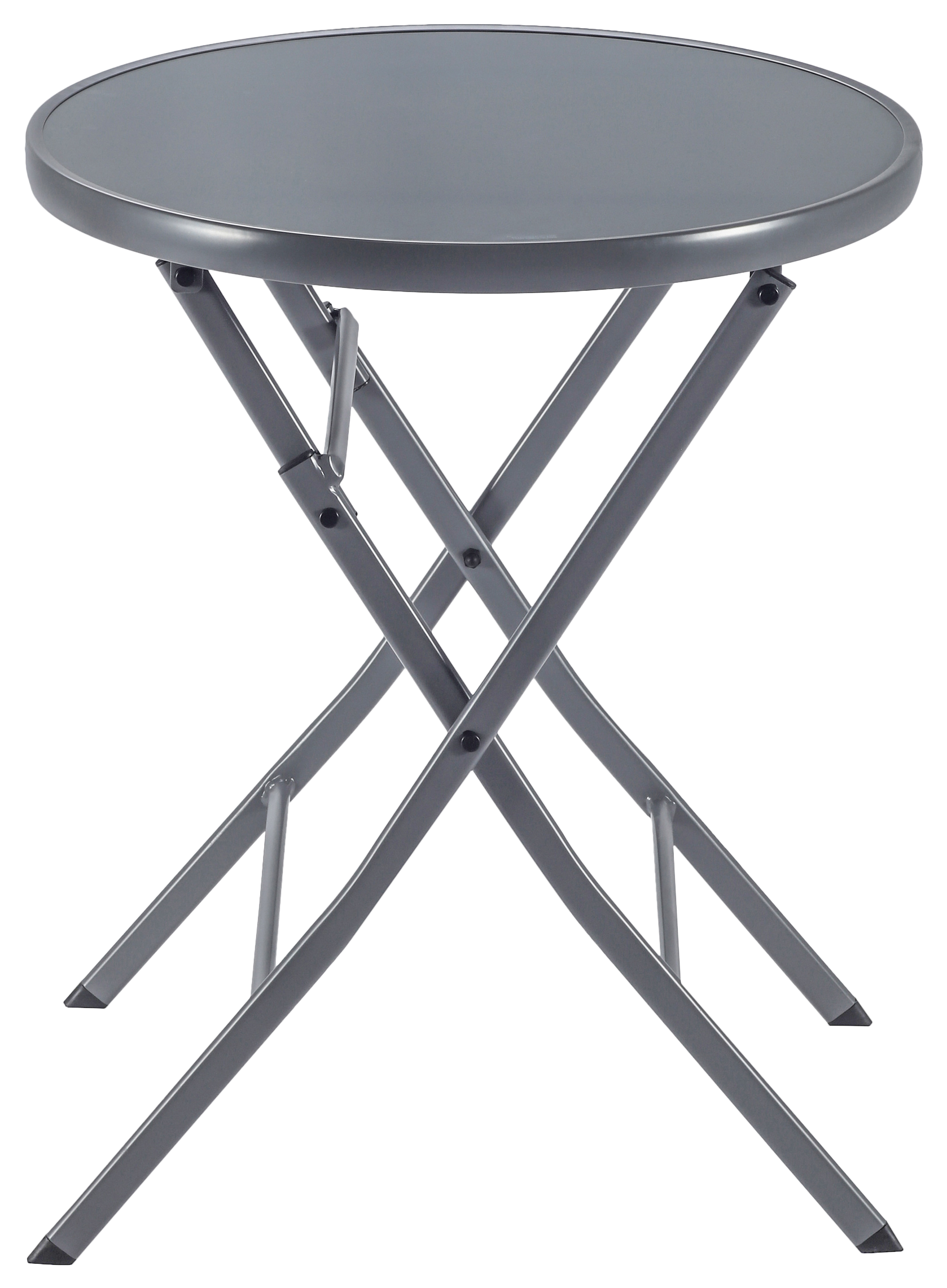 Mesa de metal NATERIAL EMYS D60CM ANTRACITE - 29