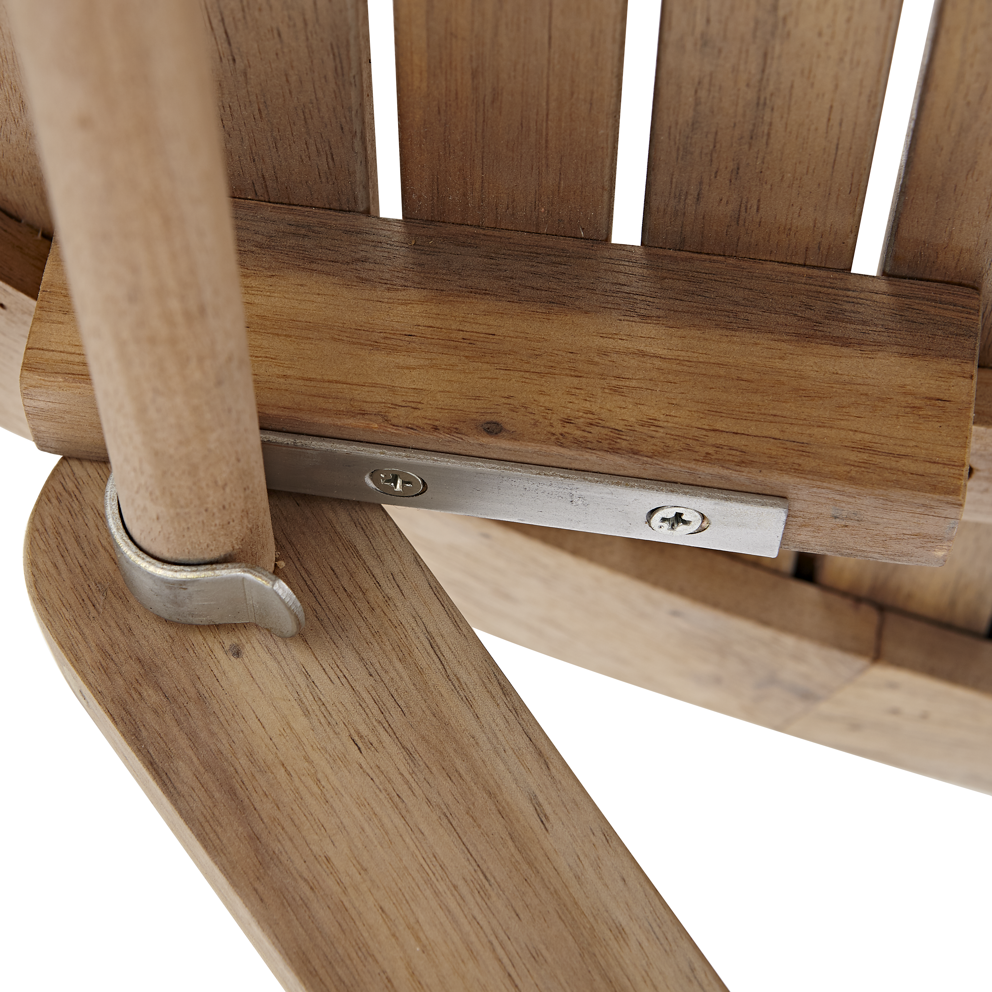 Mesa para balcón plegable de madera Solis de ø90x72 cm - 11