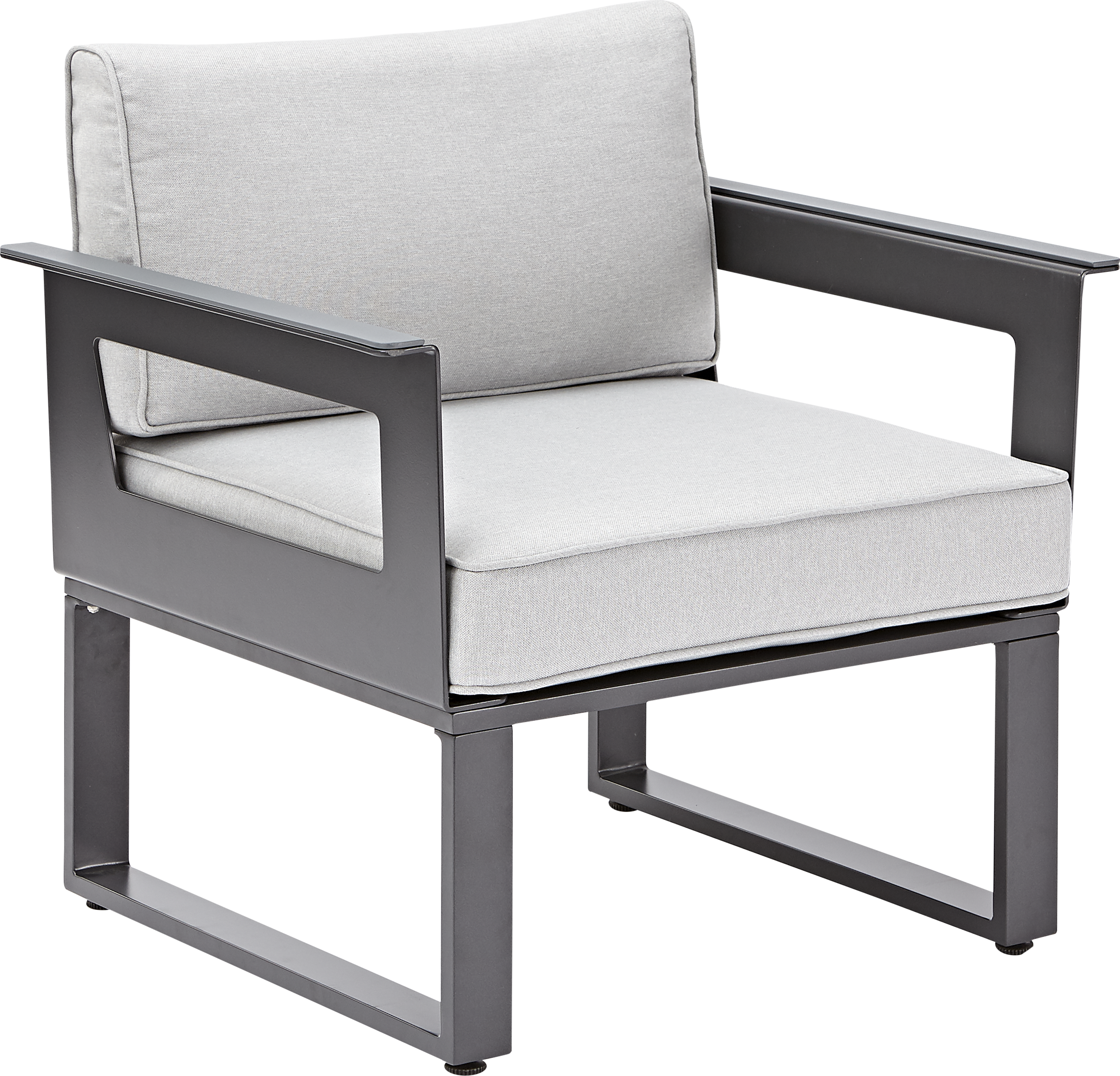 Conjunto jardim relax mesa e cadeira alumínio cinzento Odyssea Naterial - 31