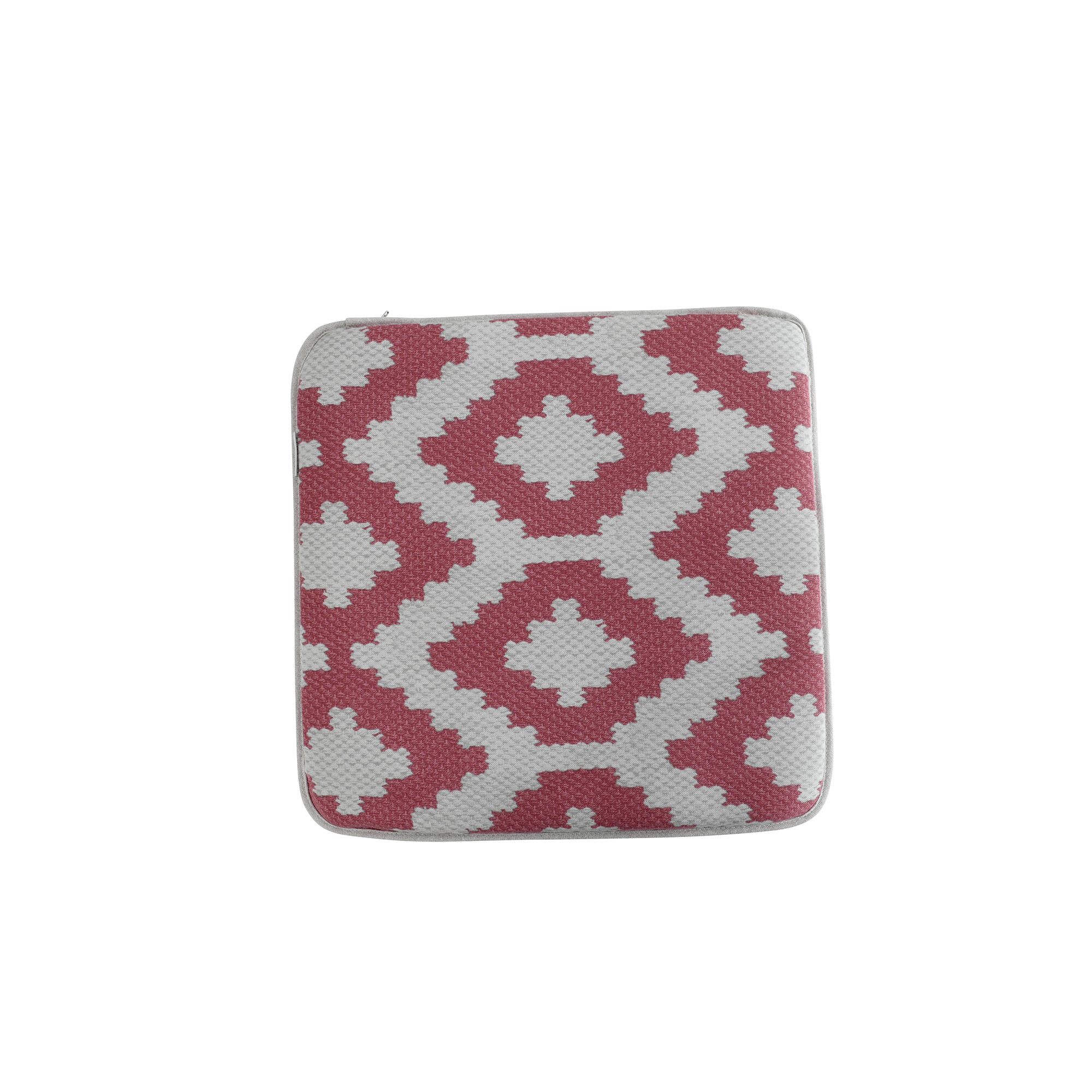 Almofada para cadeira 41X41CM LOSANGO CORAL - 2