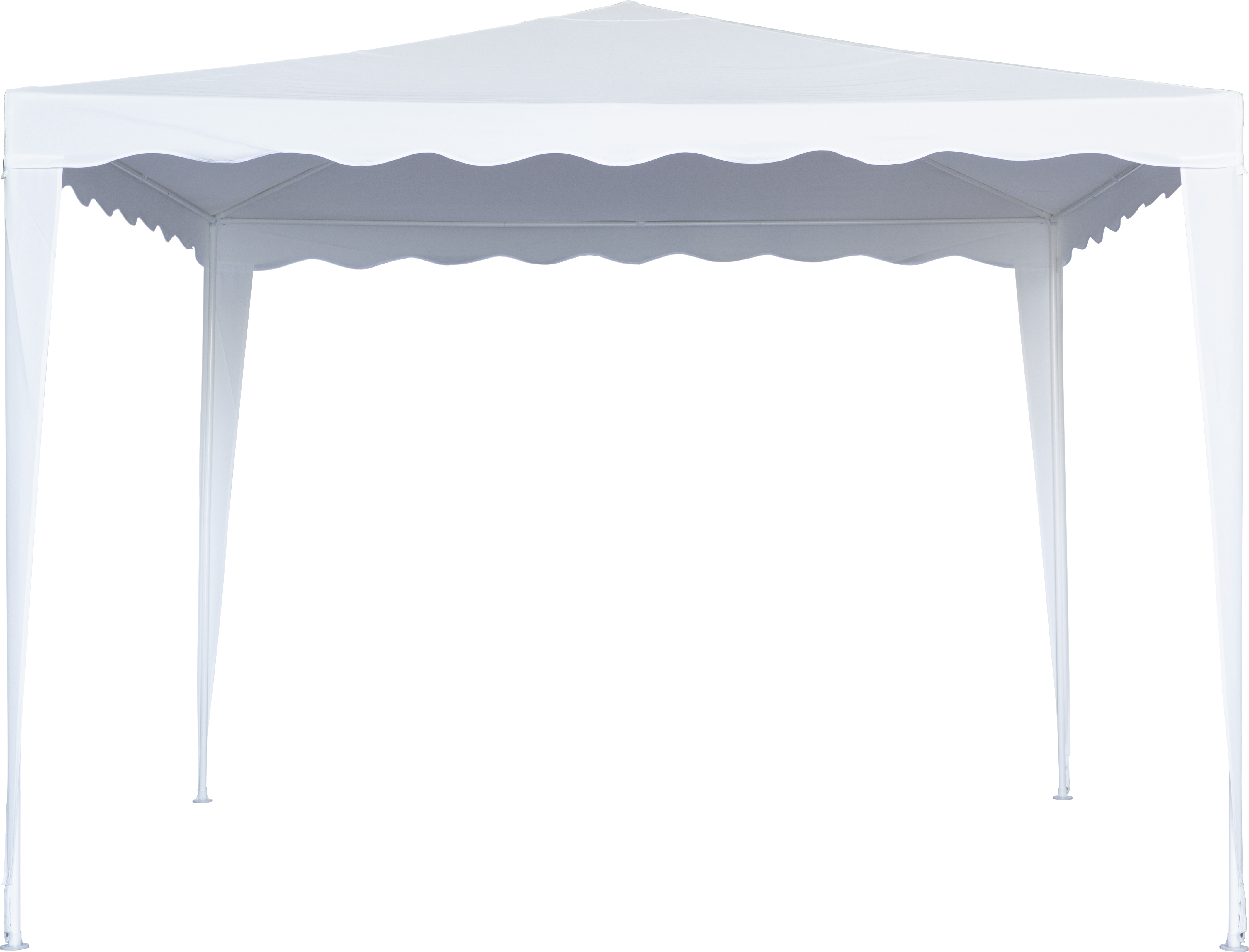 Tenda de metal NATERIAL BASIC PICO BRANCO 3X3M - 11