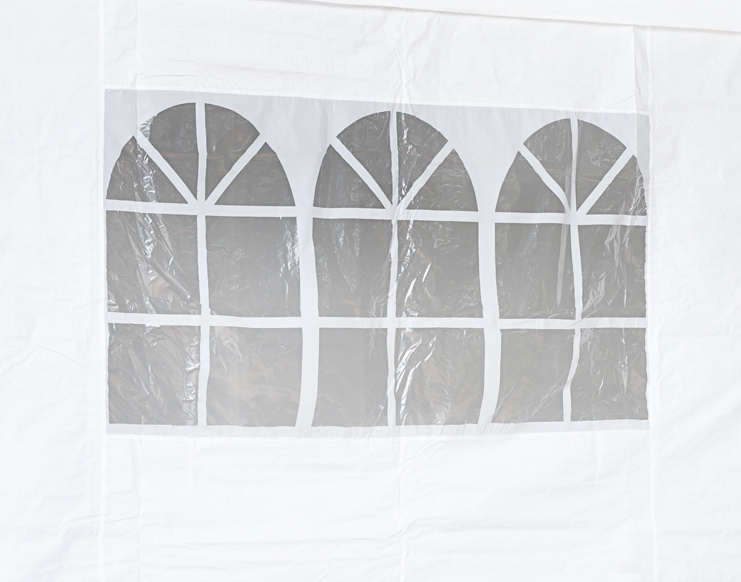 Cenador de acero con cubierta Celebration de 595 x 295 cm blanco - 6