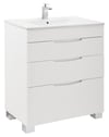Mueble de baño Asimétrico blanco roto 70x45 cm