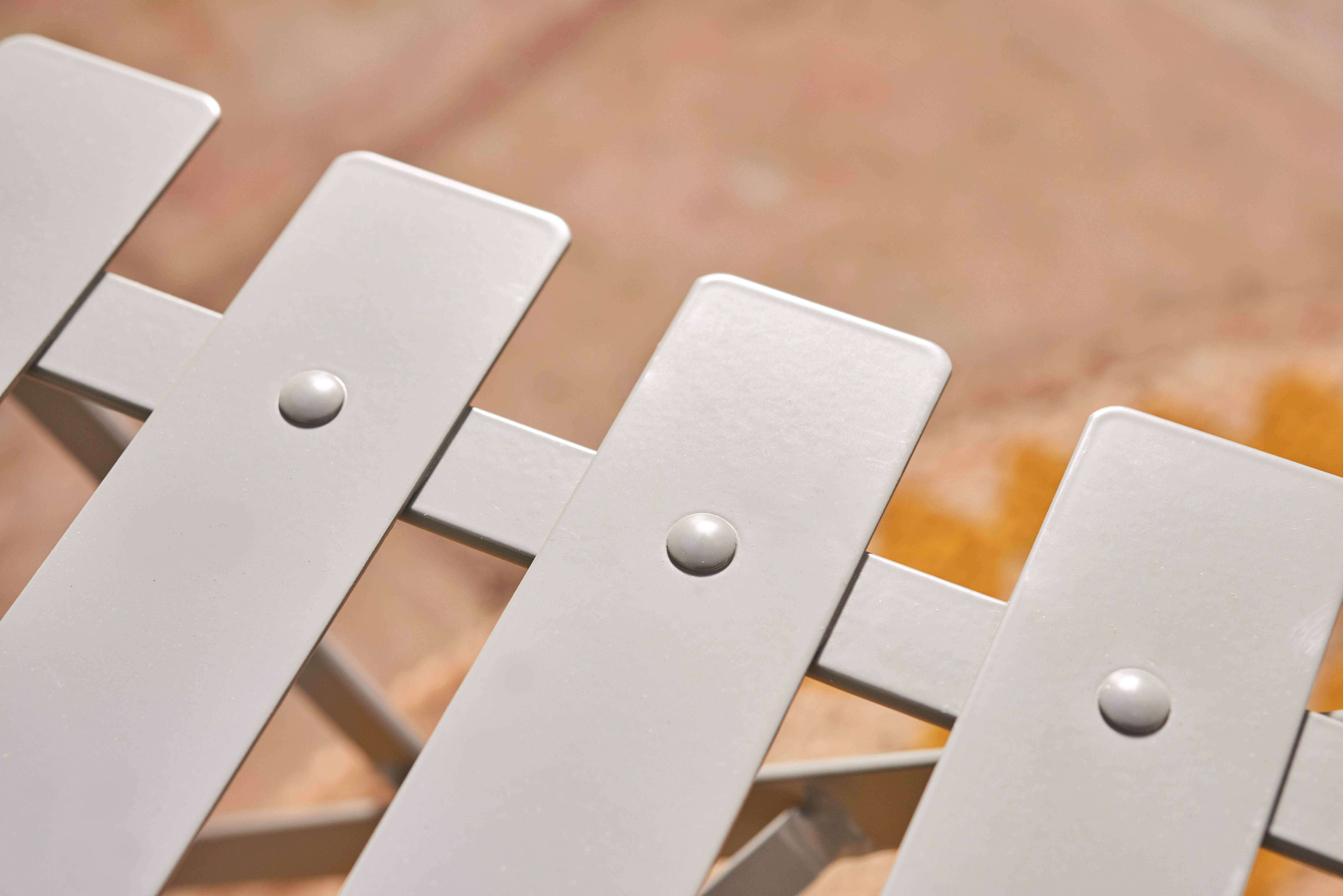 Sedia da giardino pieghevole Flora NATERIAL, struttura e seduta in acciaio antracite - 16