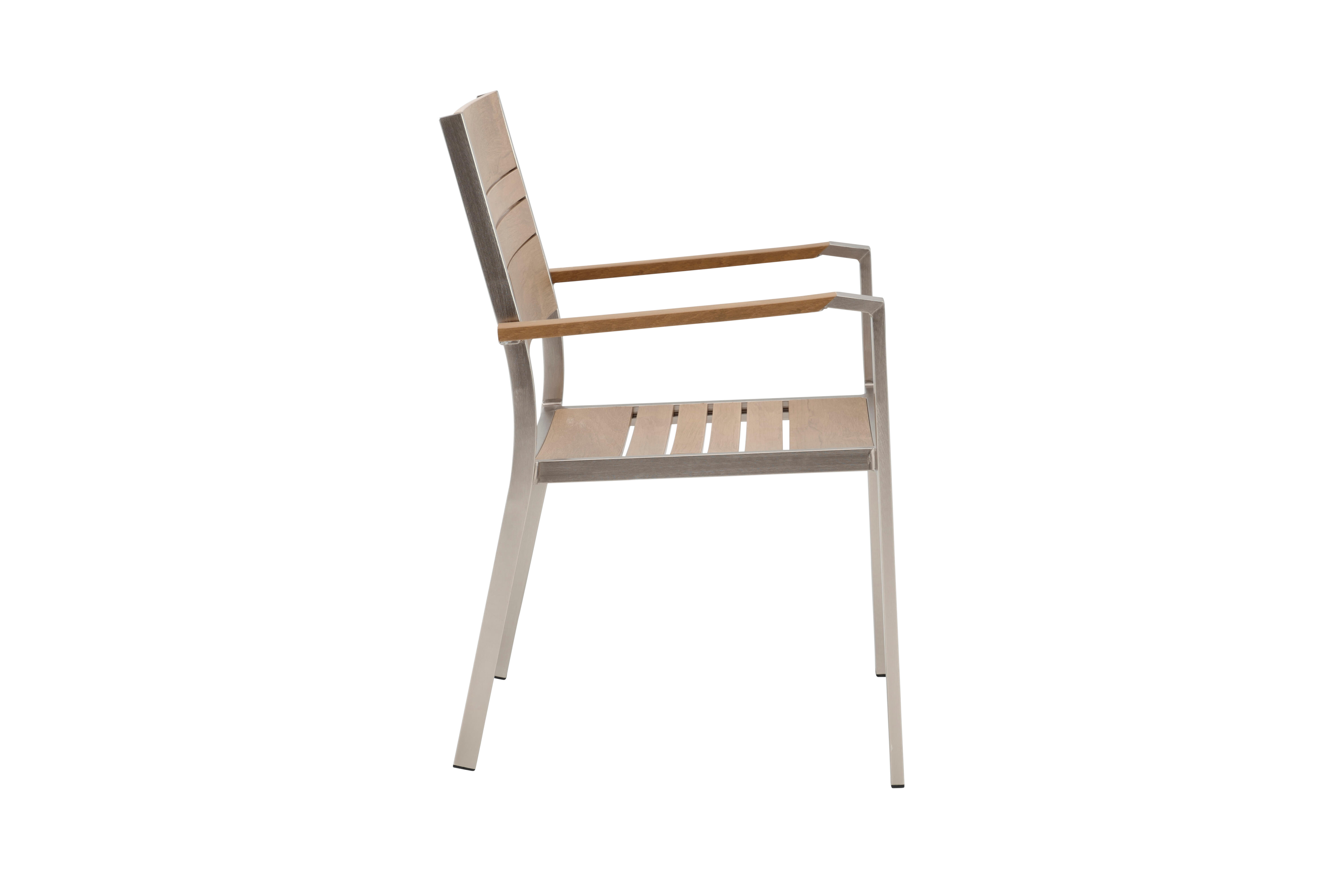 Cadeira de alumínio NATERIAL MENORCA 57X55CM POLYWOOD - 19