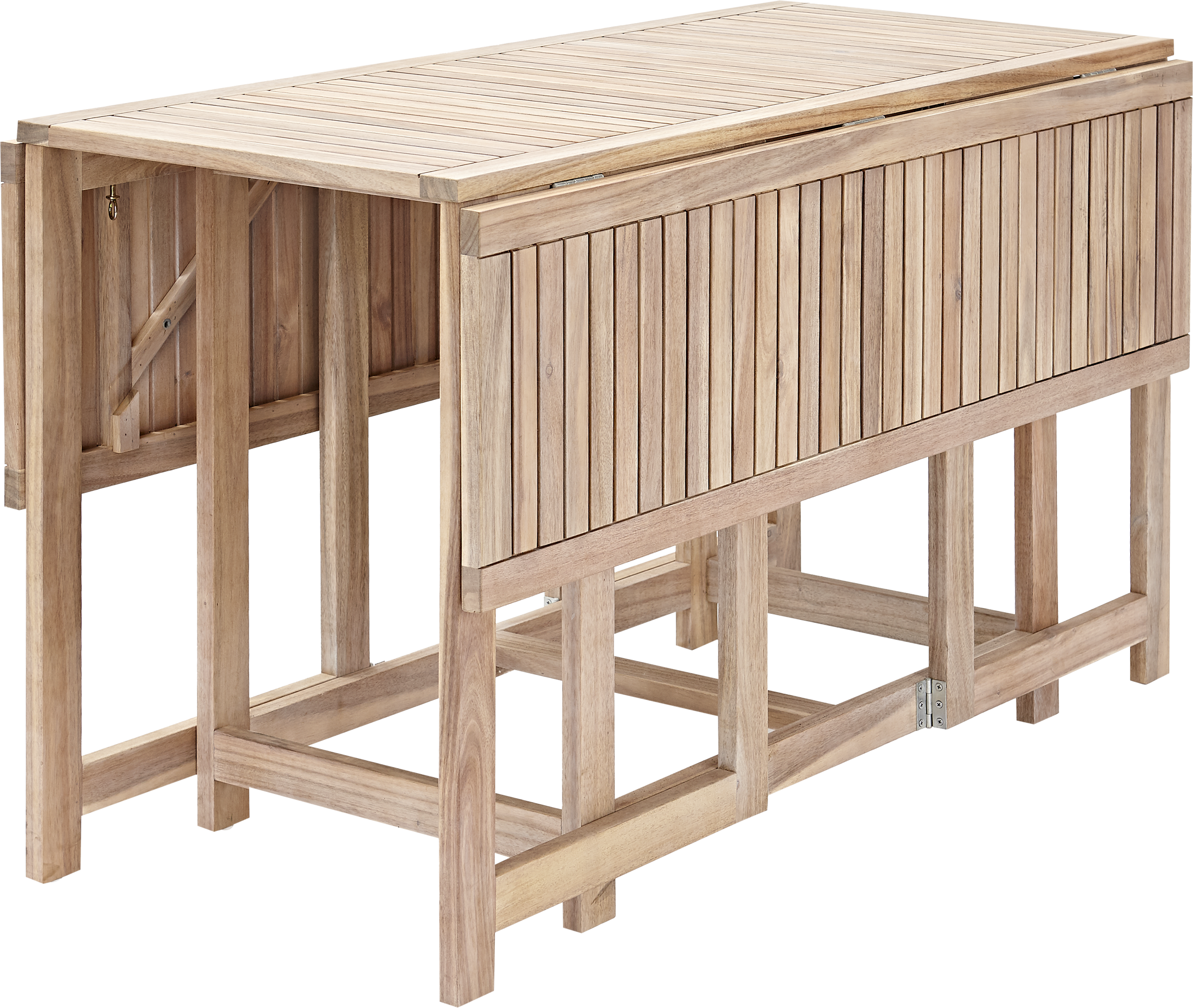 Set de muebles de exterior plegable de acacia NATERIAL Solis para 4 personas - 11
