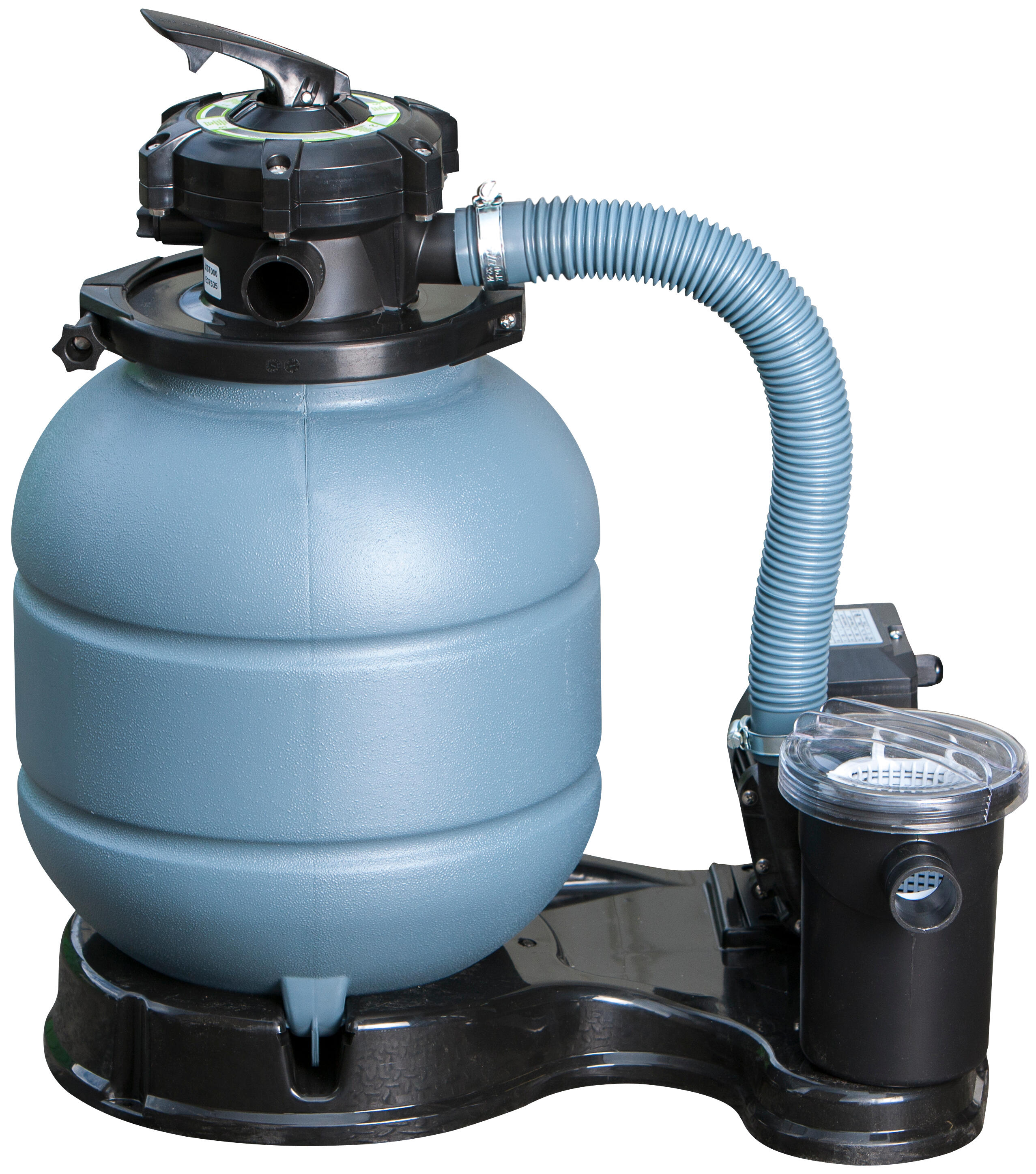 Filtro de arena gre monoblock de 4m3/h para piscinas de 32 m3