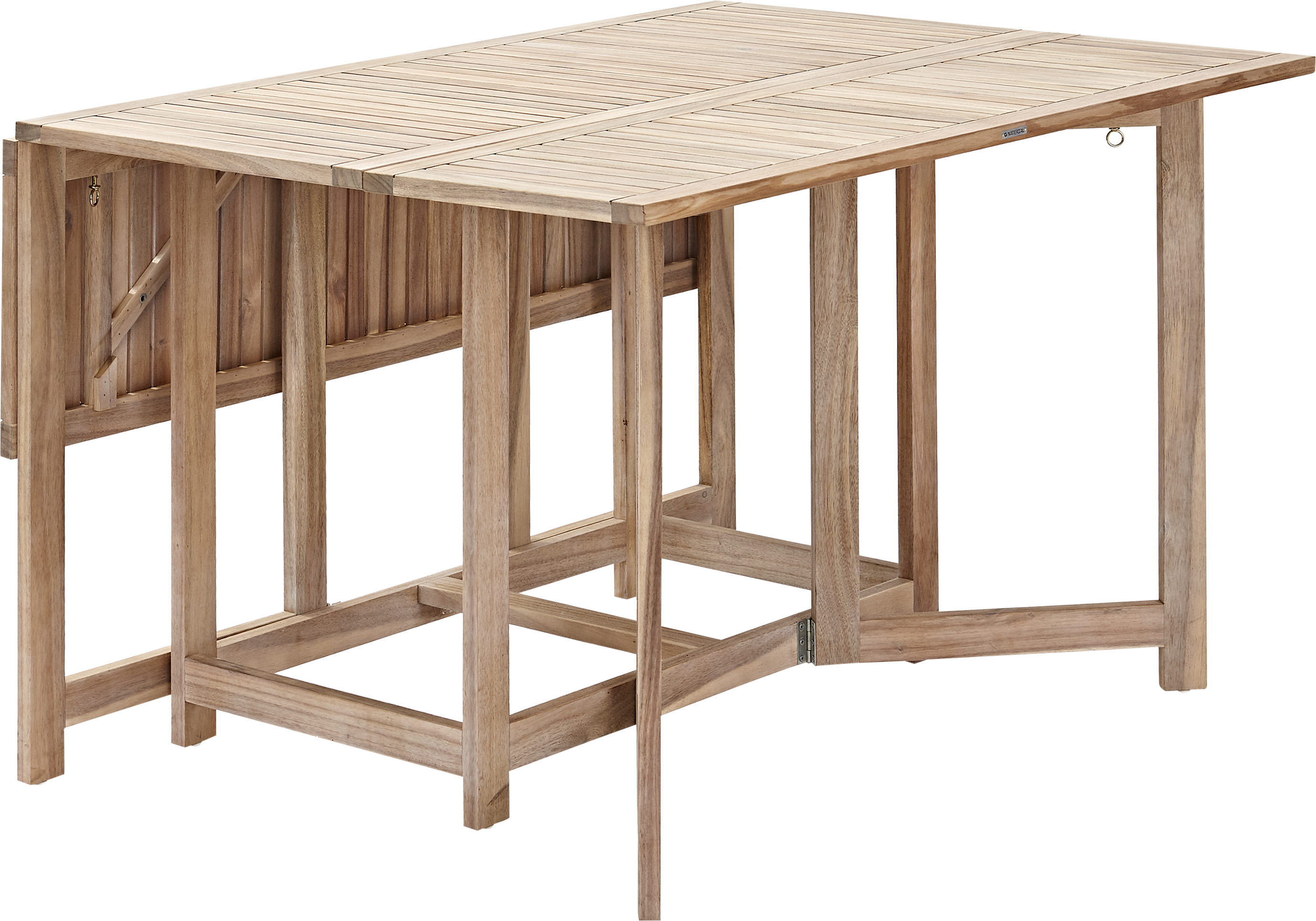 Set de muebles de exterior plegable de acacia NATERIAL Solis para 4 personas - 10