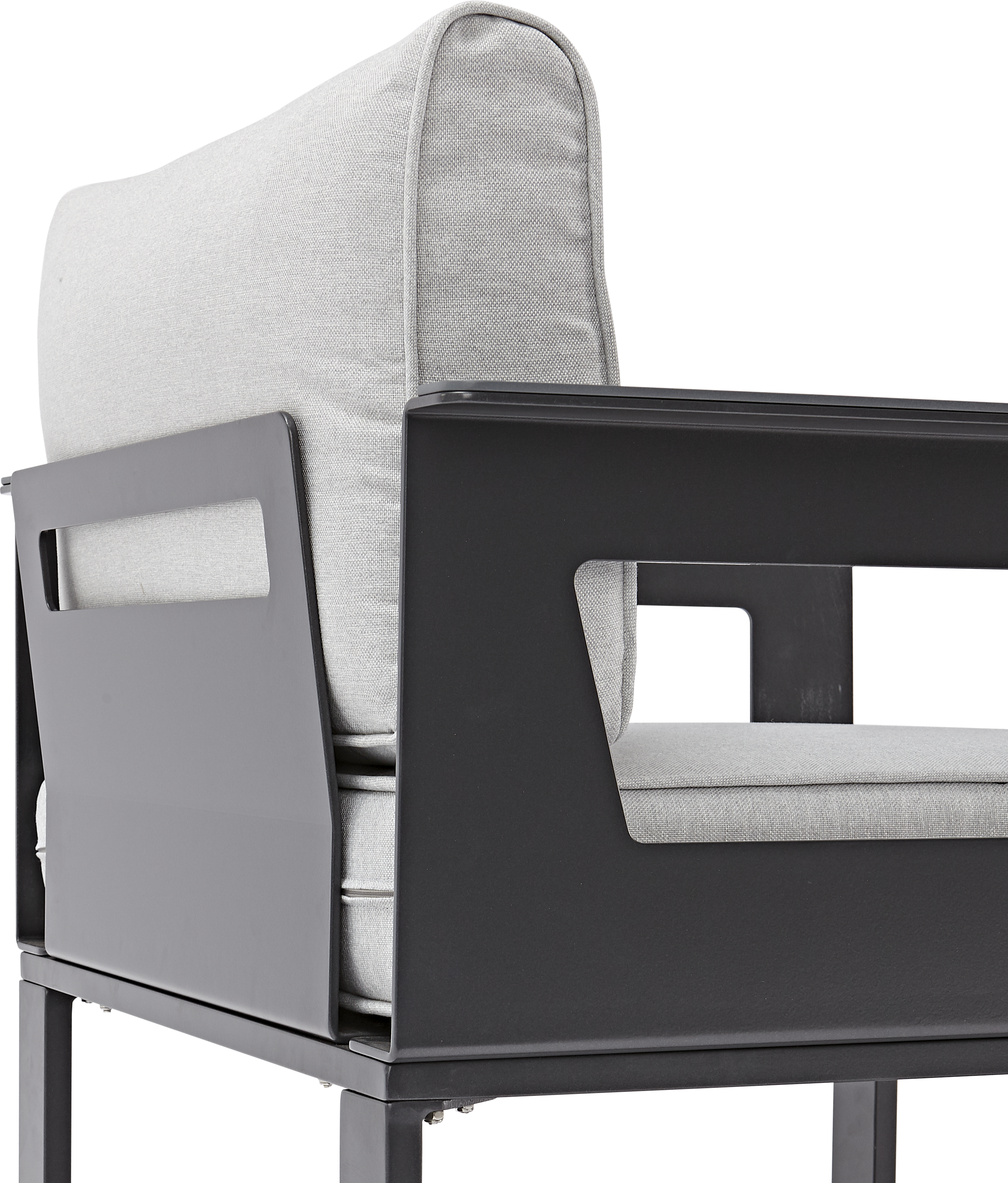 Conjunto jardim relax mesa e cadeira alumínio cinzento Odyssea Naterial - 37