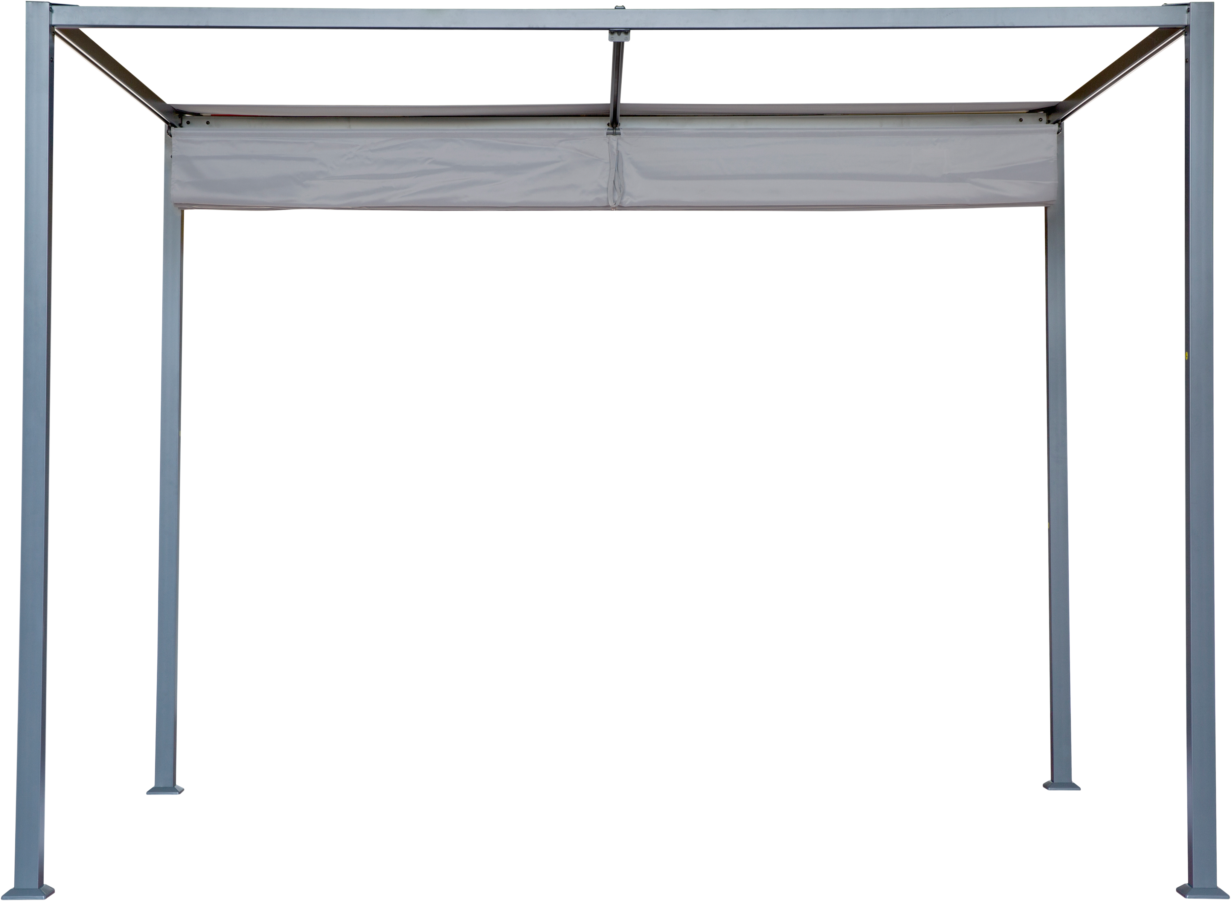 Pergola in acciaio antracite copertura mobile 2x3m - Horali NATERIAL - 3