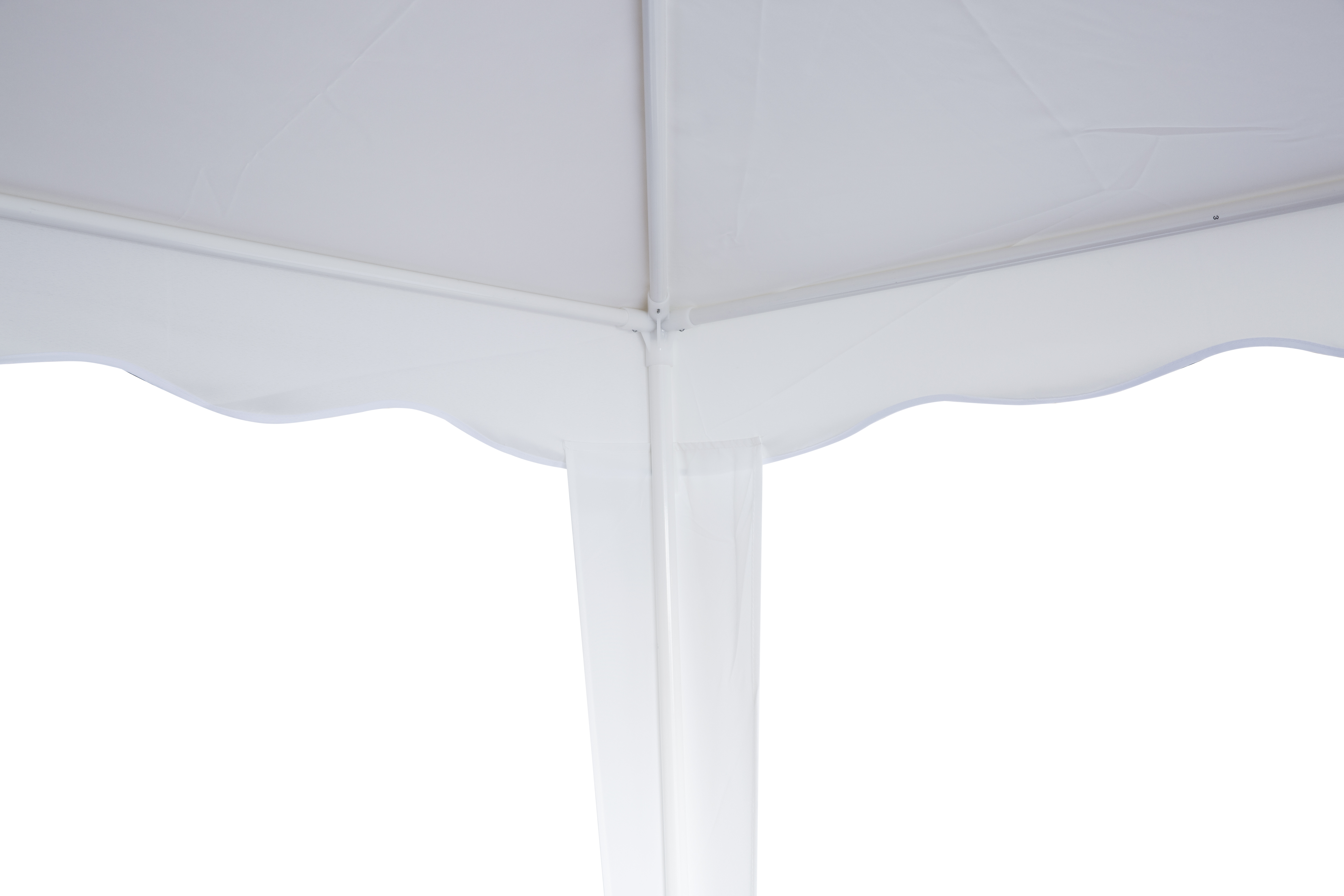 Tenda de metal NATERIAL BASIC PICO BRANCO 3X3M - 13