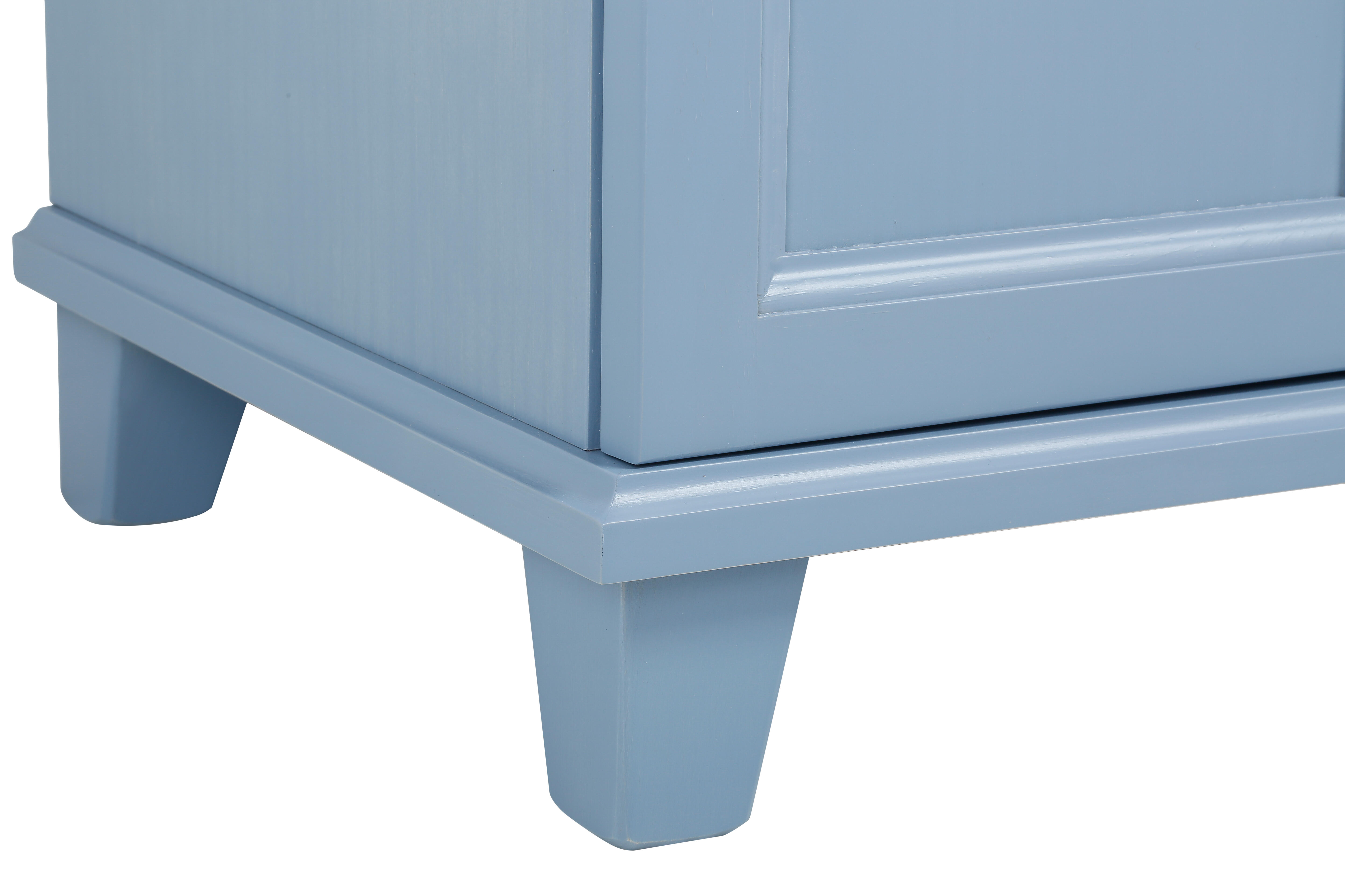 Mueble de baño Unike azul 105x45 cm (lavabo no incluido) - 8