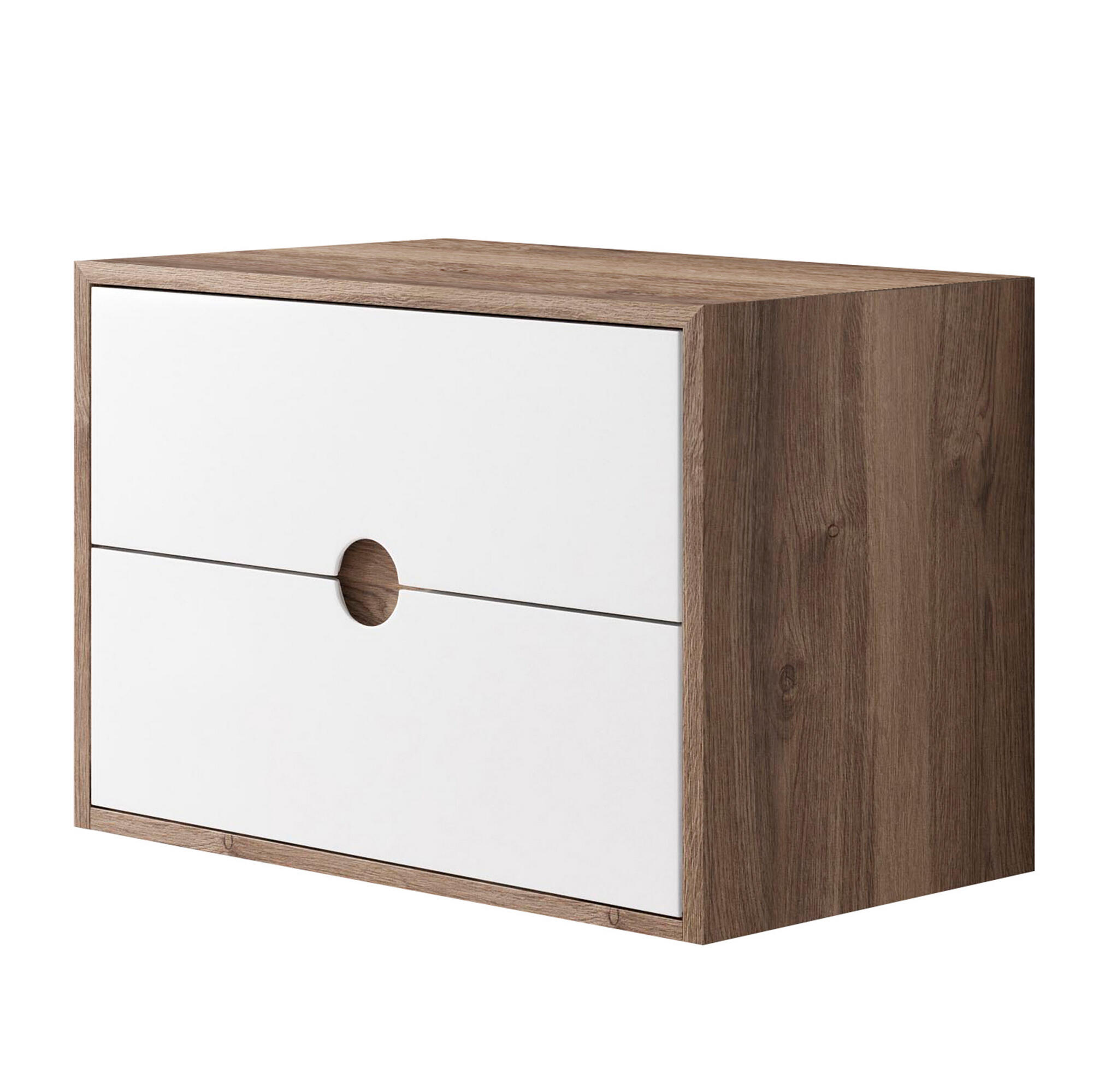 Móvel de casa de banho KOMPAS CARVALHO NEVE 80 - 2