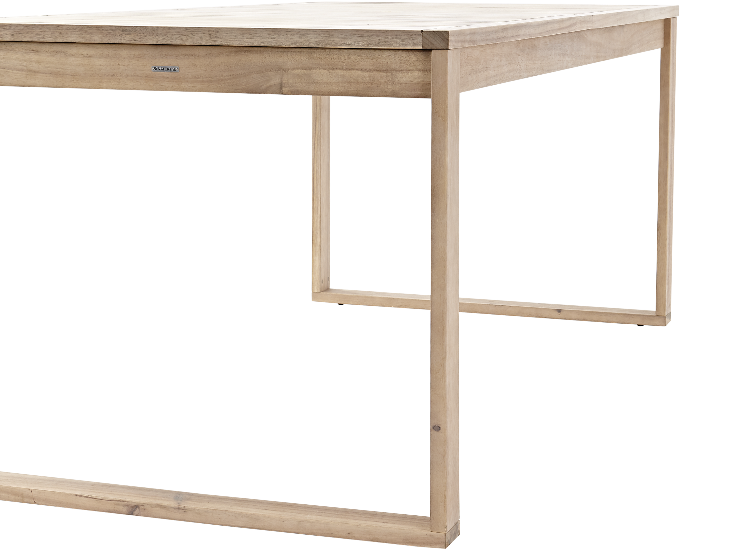 Mesa de madeira NATERIAL SOLARIS BUTTERFLY 180/240X90CM - 56