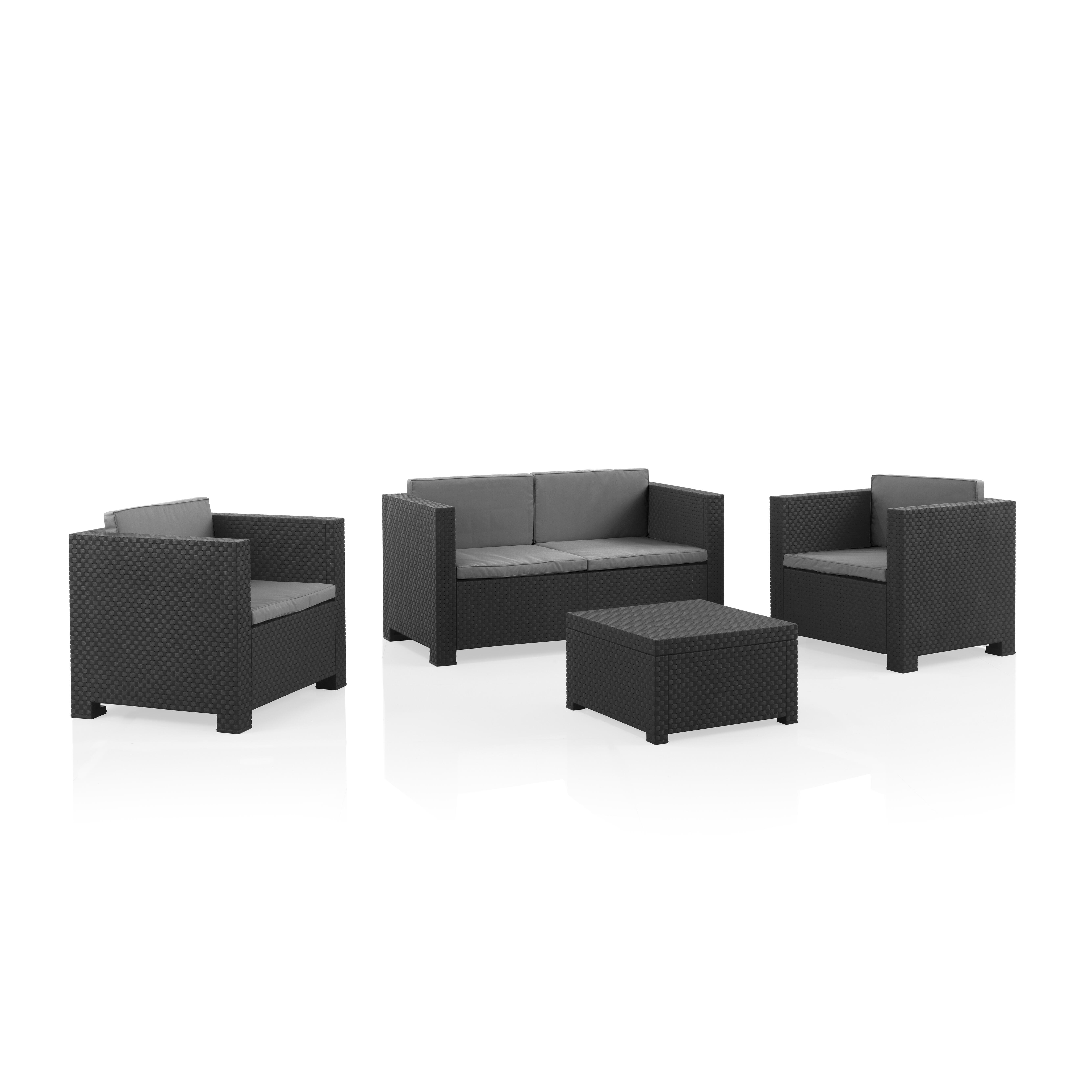 Conjunto de jardín DIVA MEDITERRÁNEO de 4 plazas - 2