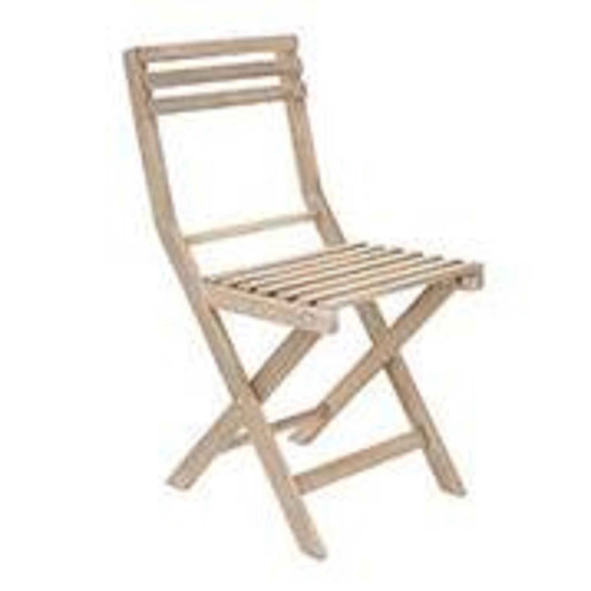 Set de muebles de exterior plegable de acacia NATERIAL Solis para 4 personas - 37