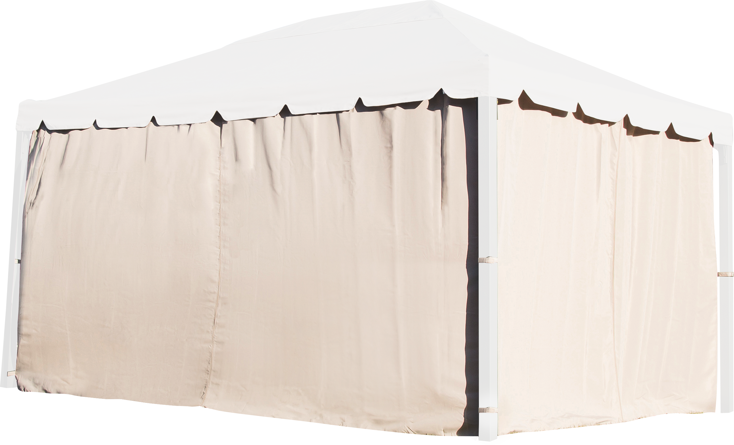 Tenda da esterno NATERIAL Ysis tortora L 204 x L 346 cm, 4 pezzi - 6