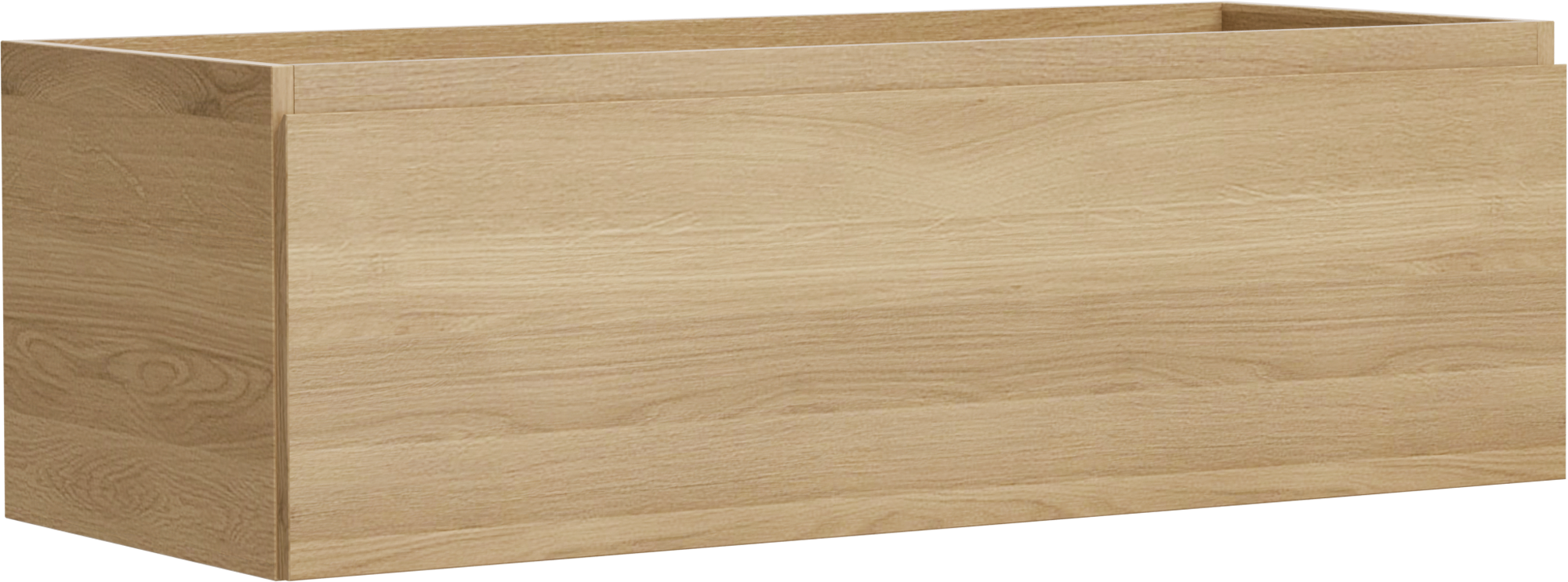 Mobile da bagno sospeso sotto lavabo L 120 x H 41 x P 48 cm rovere opaco, 1 cassetto SENSEA Base - 6