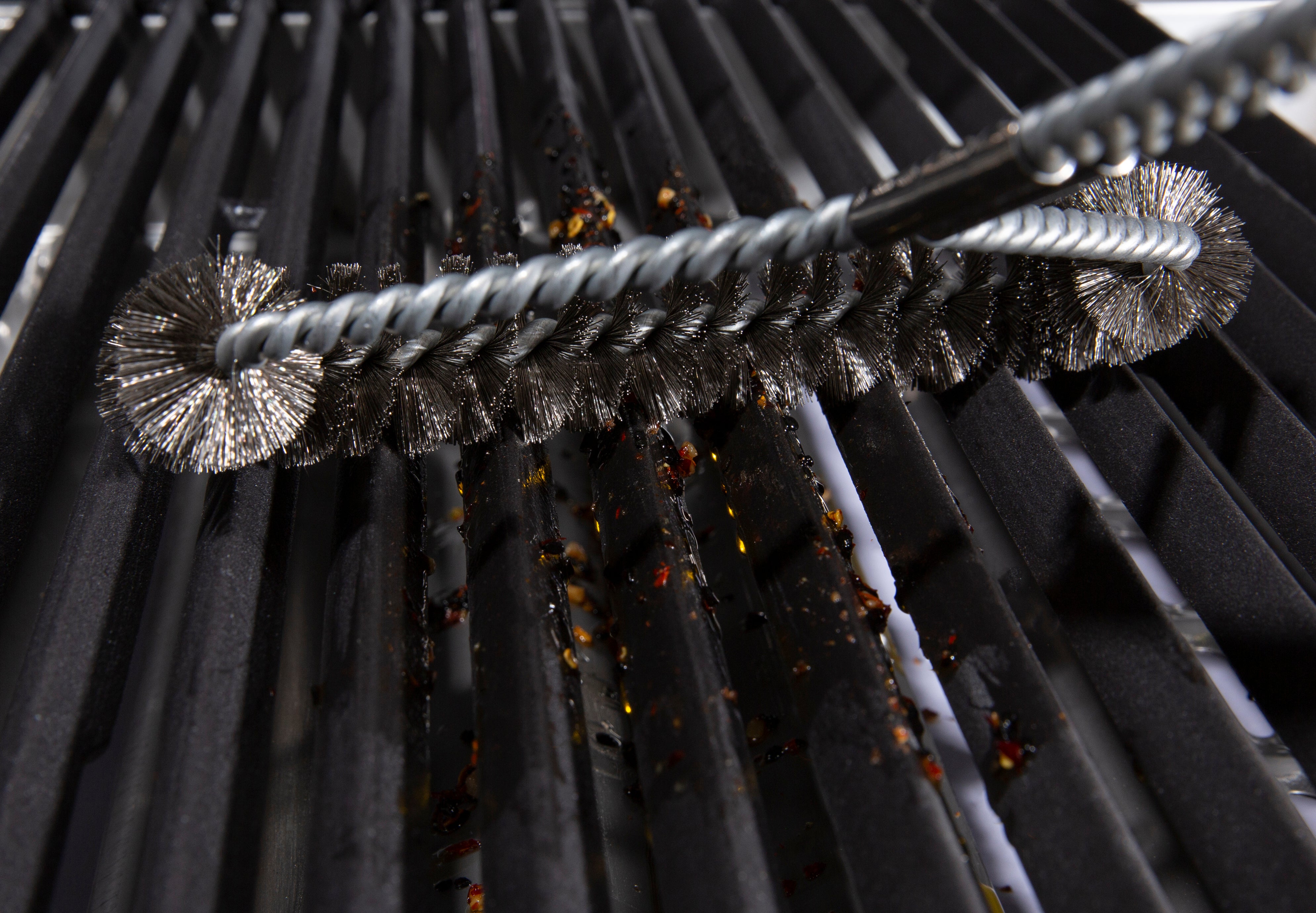 Escova broilking inox em t - 8