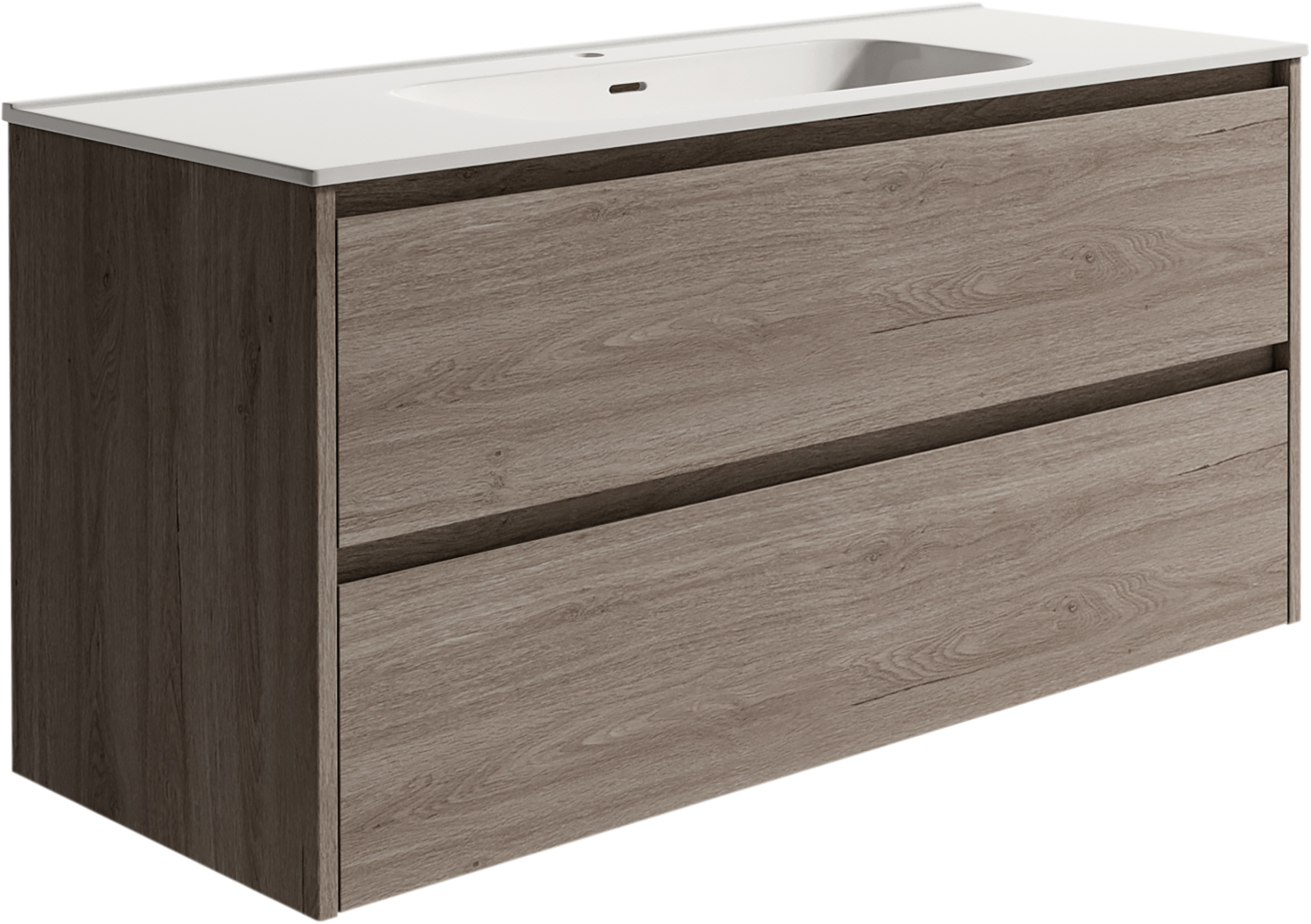 Mueble de baño moon roble gris 120x48 cm