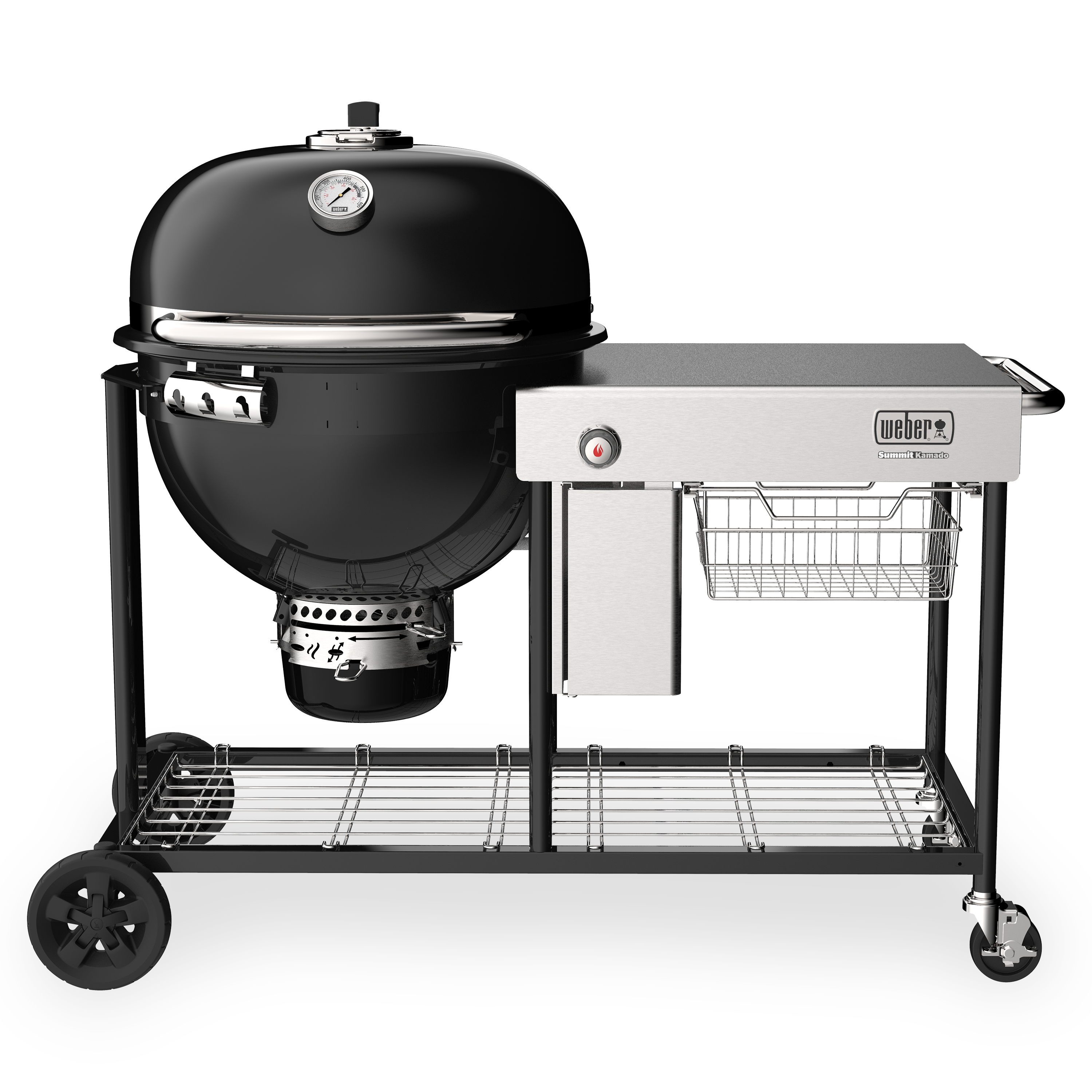 Barbacoa weber summmit kamado s6 para carbón recomendado para 8 personas
