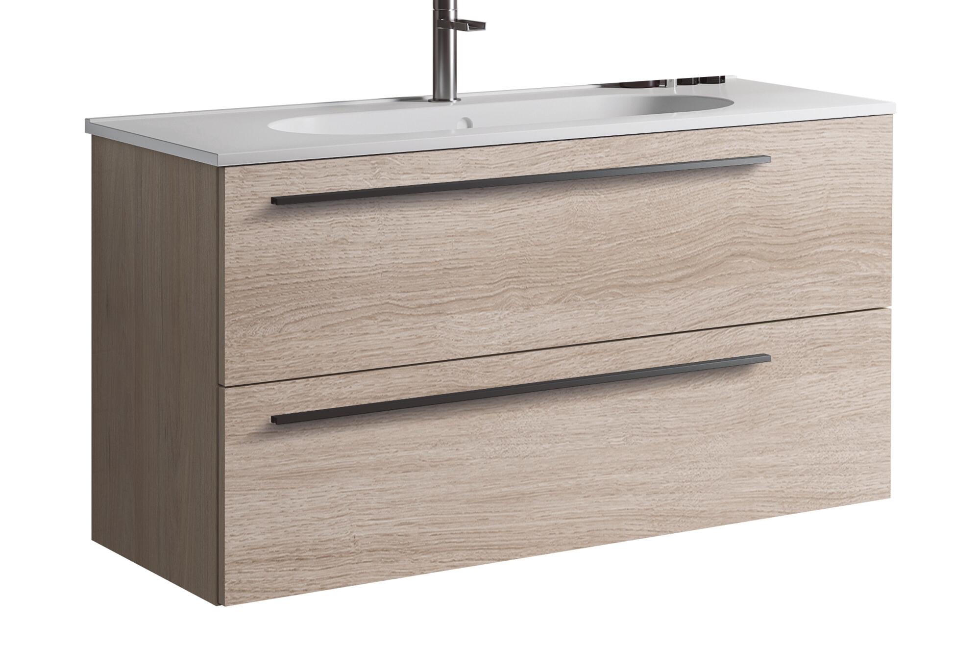 Mueble de baño mia crudo 100x45 cm