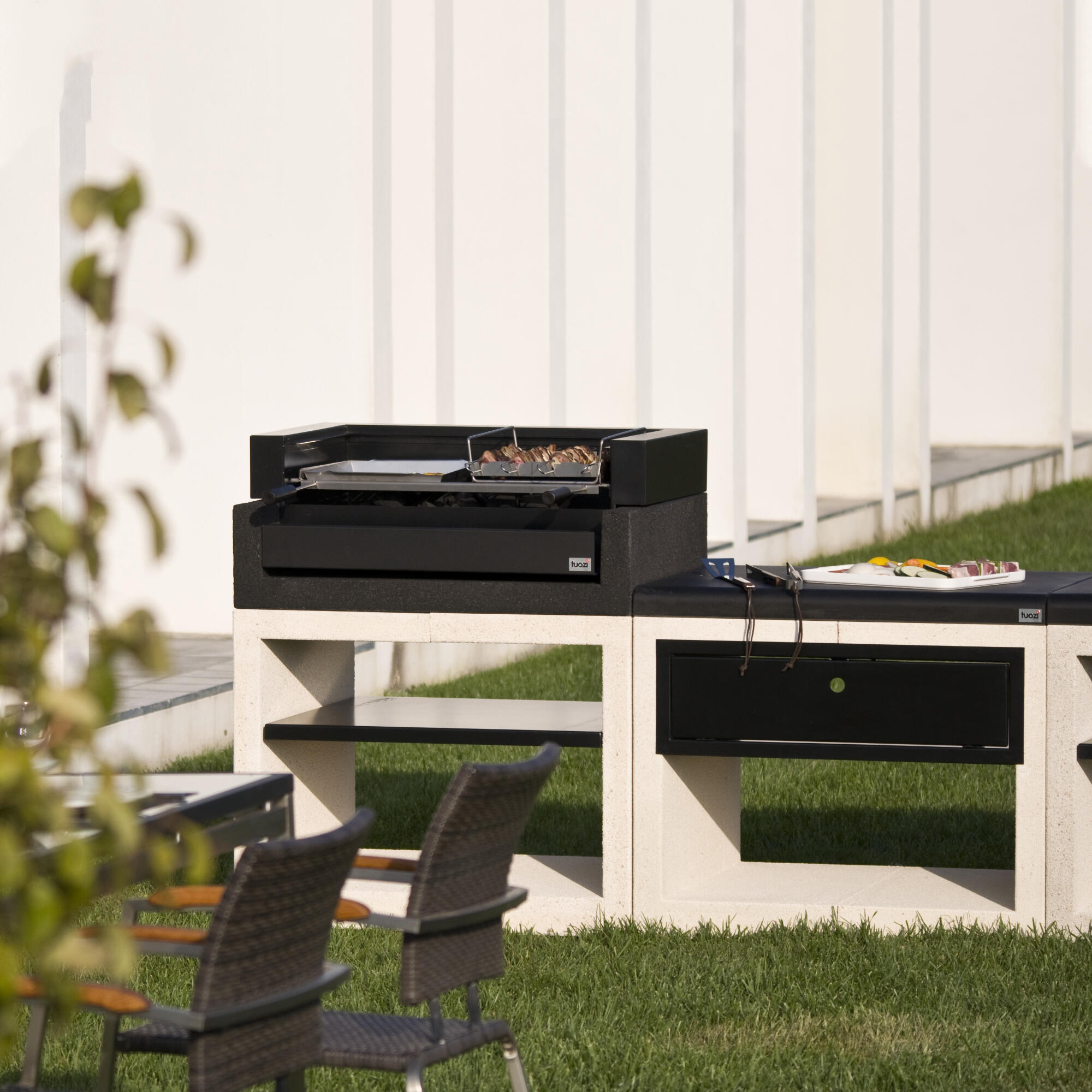 Modulo para cocina de exterior de hormigón Kitaway 71 x 63 x 84 cm - 2