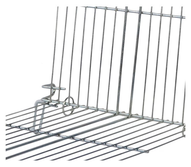 Parrilla doble de acero 40x2.7x40 cm - 12