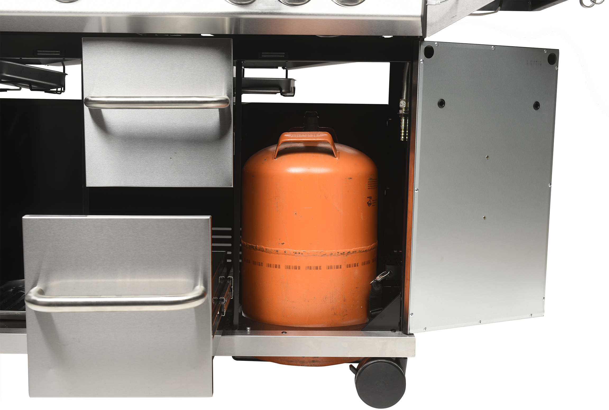 Barbecue a gas NATERIAL Hudson 3 bruciatori + 1 laterale extra - 25