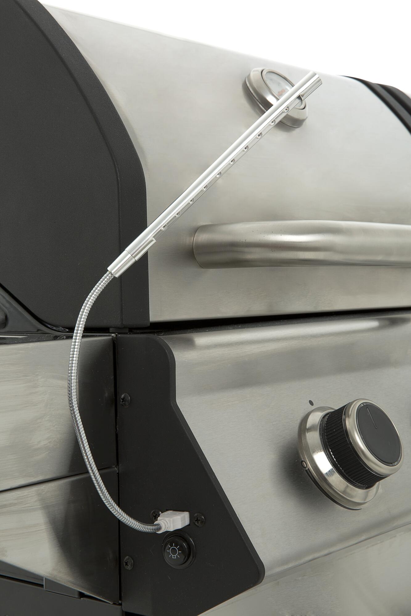 Barbecue a gas NATERIAL Hudson 3 bruciatori + 1 laterale extra - 23