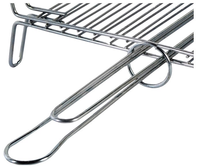 Parrilla doble de acero 40x2.7x40 cm - 11