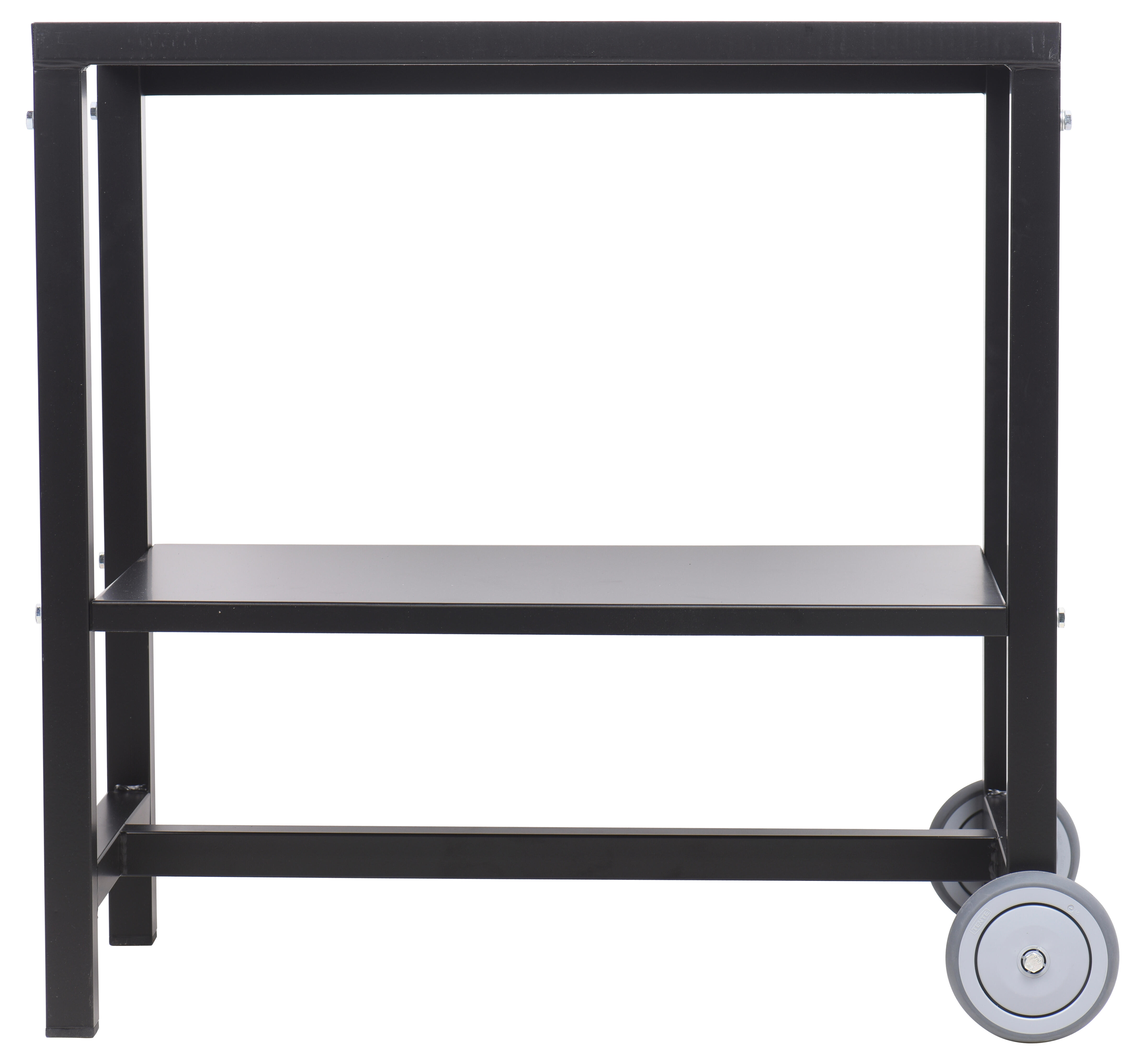 Carro para barbacoa o plancha de acero 69x69x40 cm