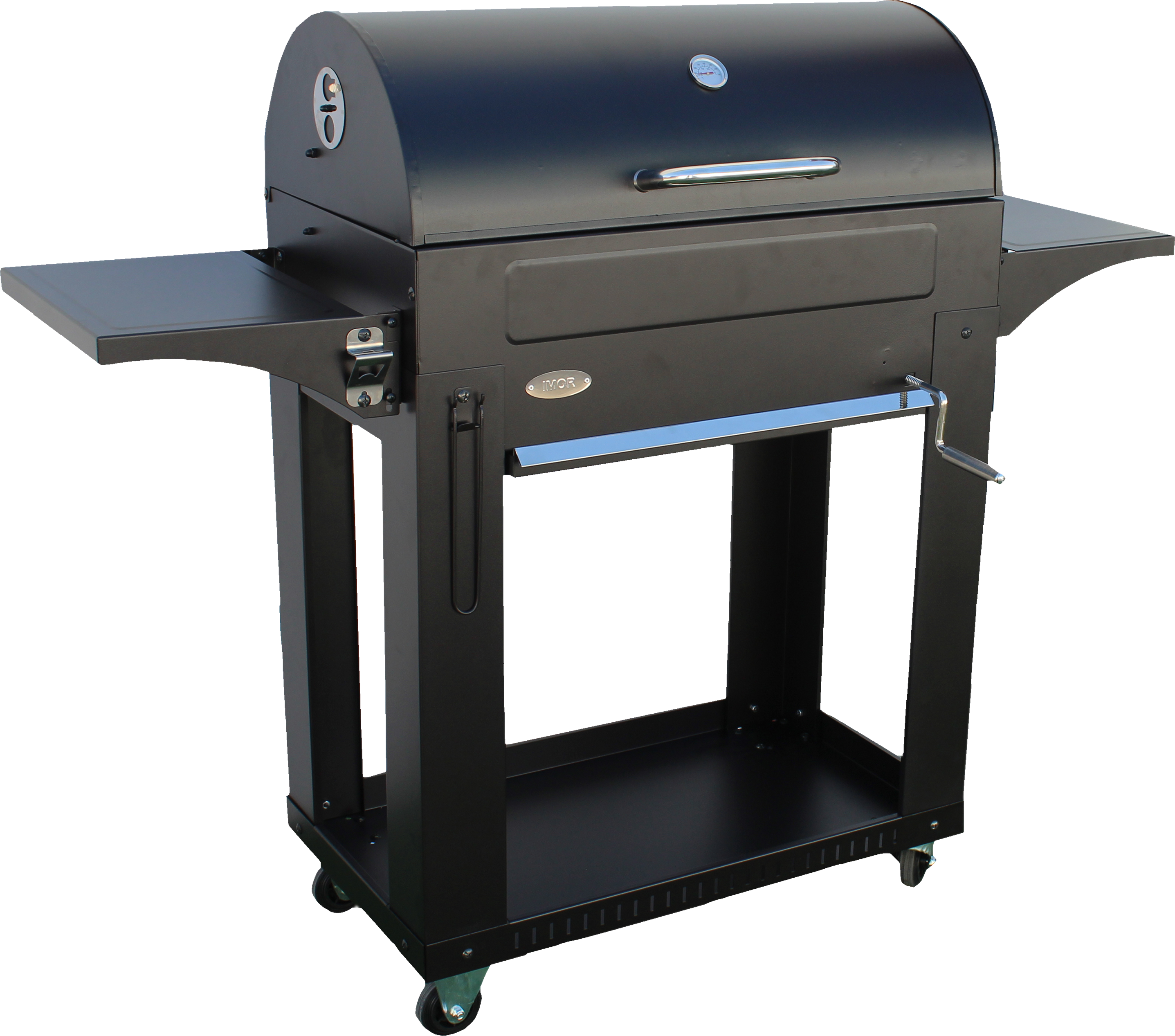 Barbacoa imor milano negra para carbón recomendado para 12 personas