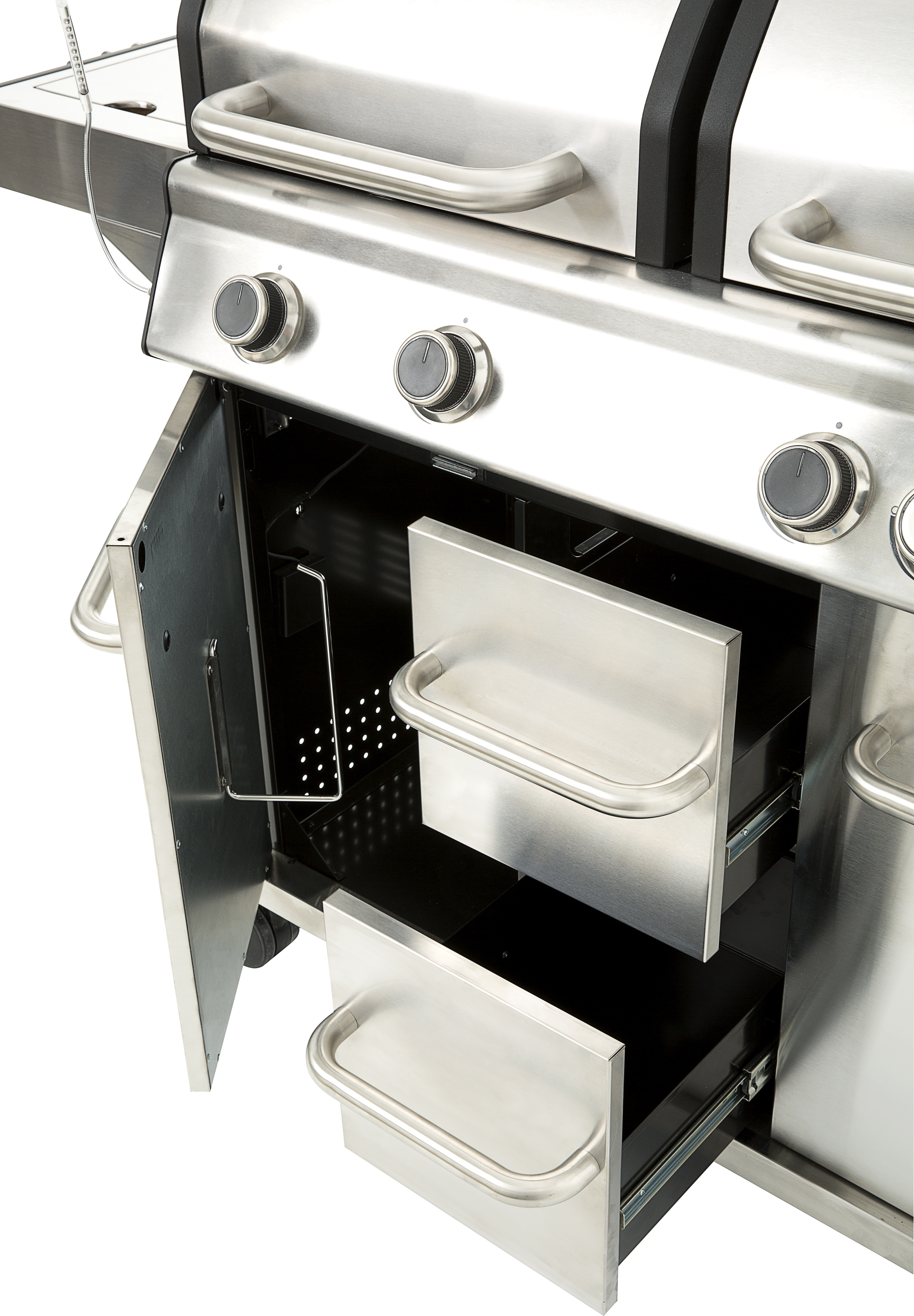 Barbecue a gas NATERIAL Hudson 3 bruciatori + 1 laterale extra - 15