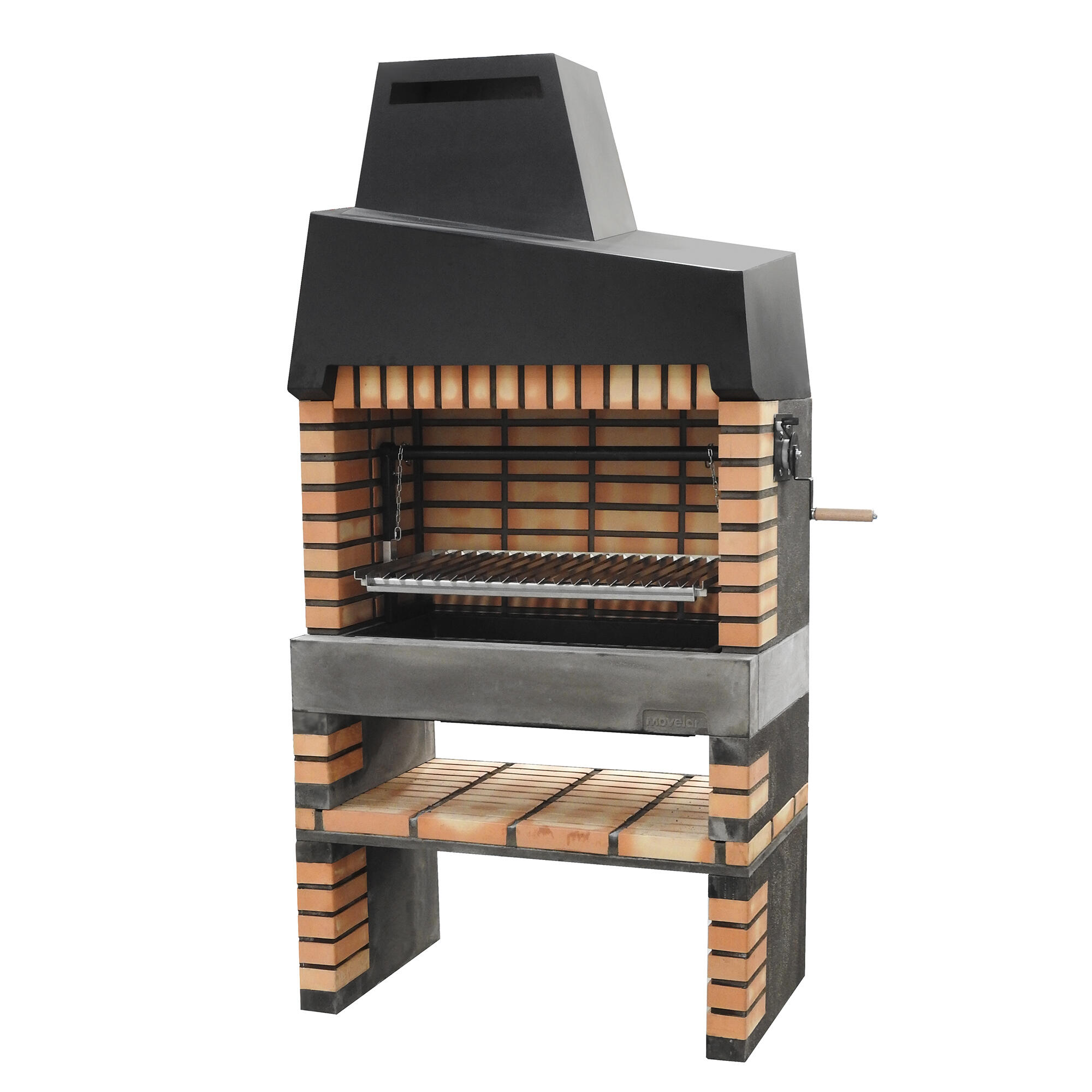 Barbacoa obra california plus xxl naranja