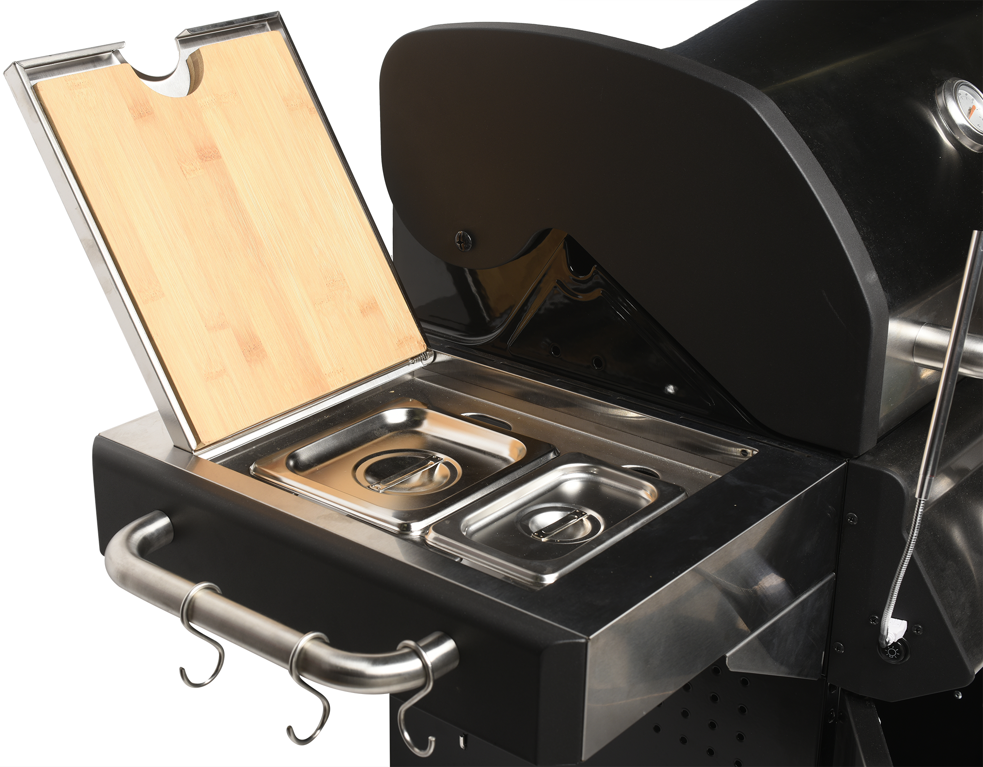 Barbecue a gas NATERIAL Hudson 3 bruciatori + 1 laterale extra - 13