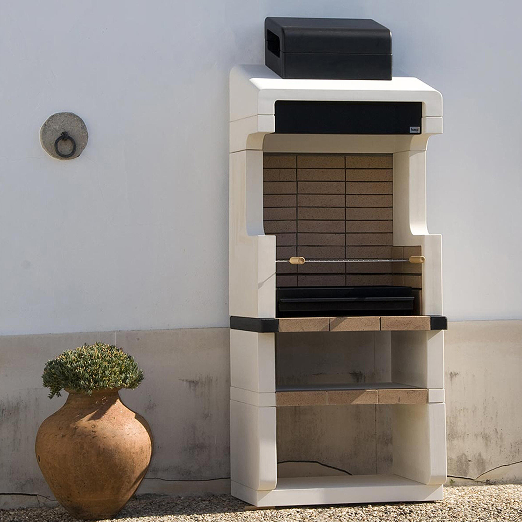 Barbacoa de obra TUOZI hormigón madera y carbón Durango recomendado para menos de 6 personas - 7