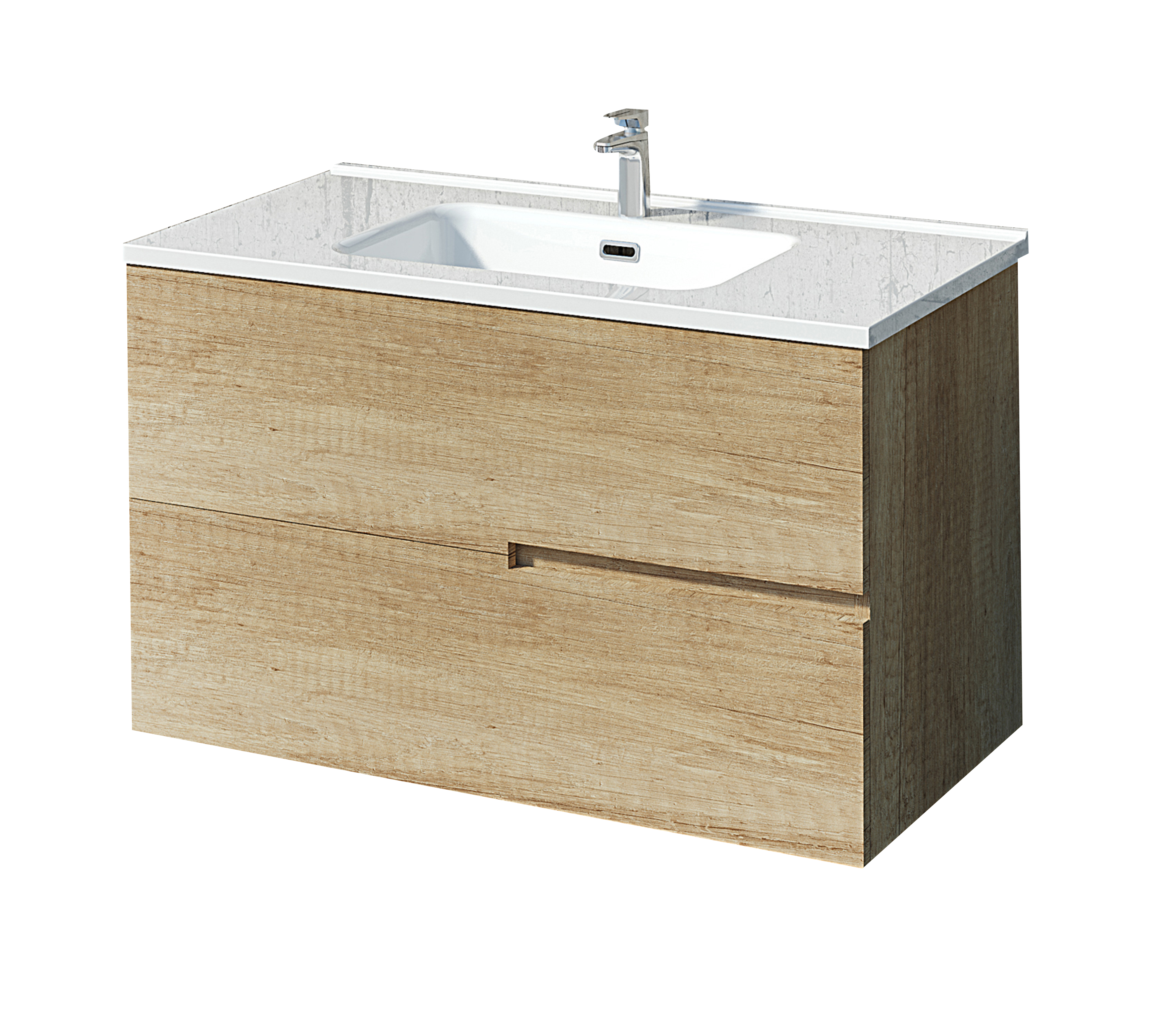 Mueble de baño alda olmo 90x45 cm