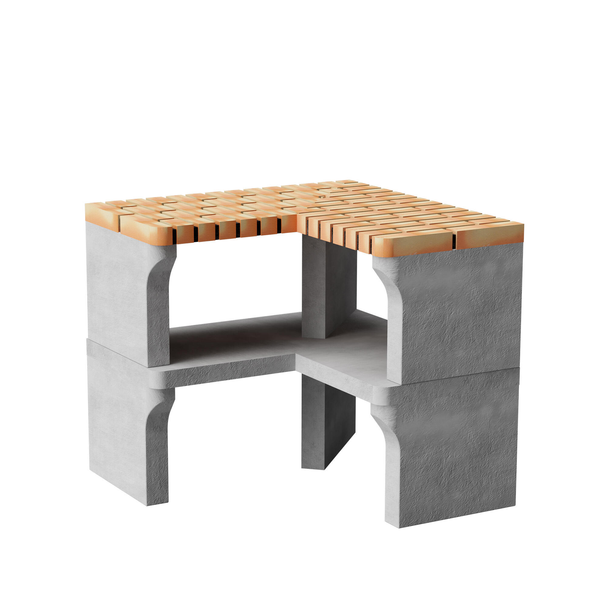 Modulo bancada new iberia esquina
